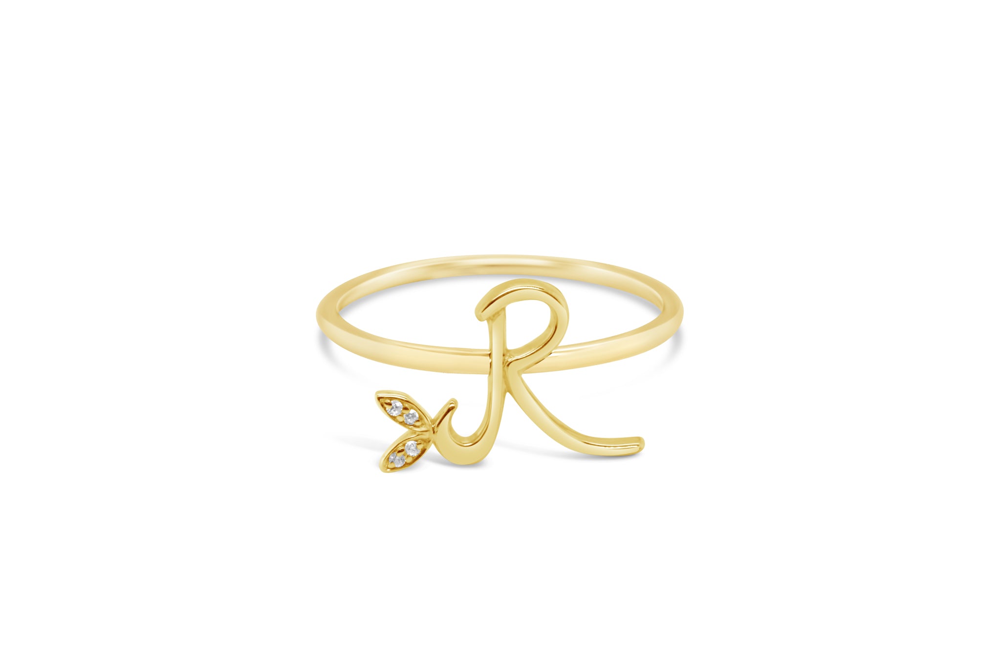 Sterling Silver Initial ring - MJI006 - Hallmark Jewellers Formby & The Jewellers Bench Widnes
