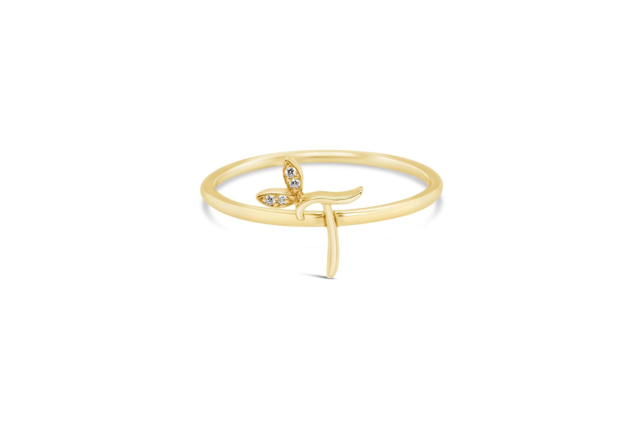 Sterling Silver Initial ring - MJI006 - Hallmark Jewellers Formby & The Jewellers Bench Widnes