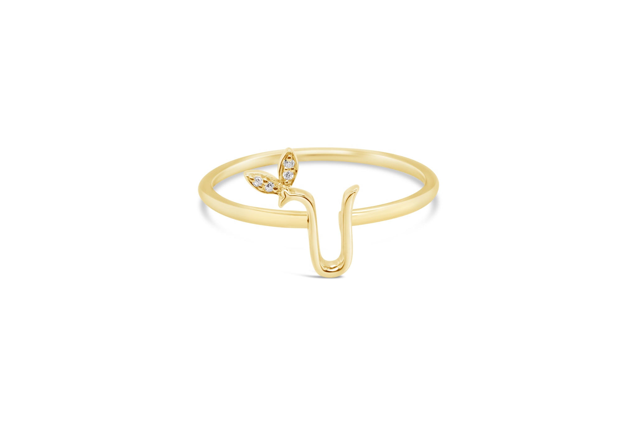 Sterling Silver Initial ring - MJI006 - Hallmark Jewellers Formby & The Jewellers Bench Widnes
