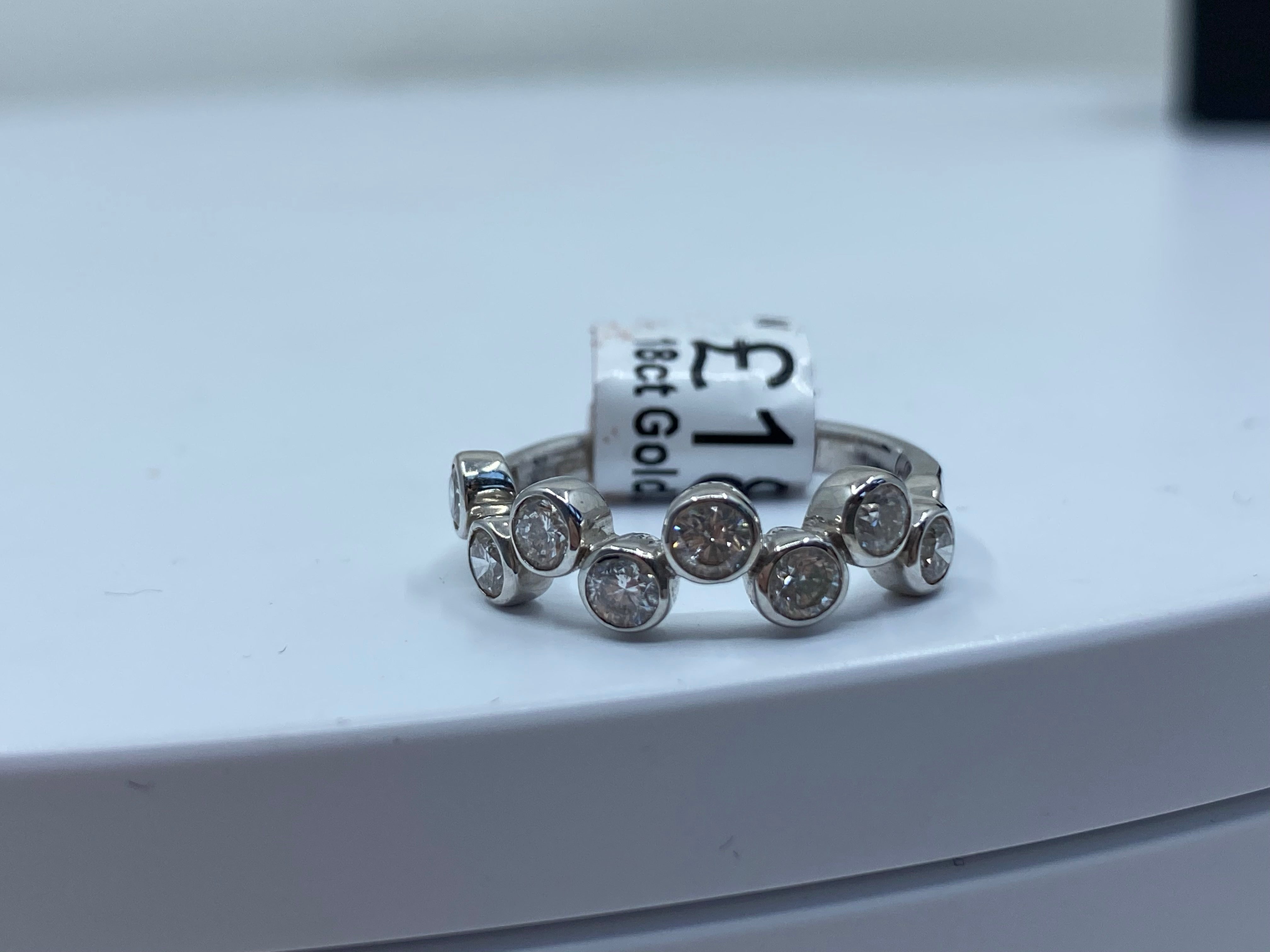 18ct White Gold & Diamond Raindance 0.79ct- HJ018 - Hallmark Jewellers Formby & The Jewellers Bench Widnes