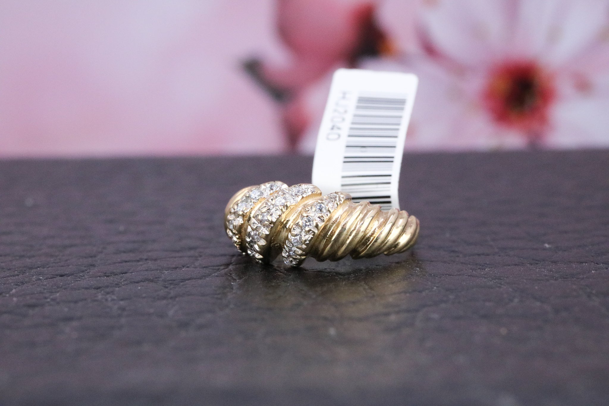 9ct Yellow Gold Diamond Ring - HJ2040 - Hallmark Jewellers Formby & The Jewellers Bench Widnes