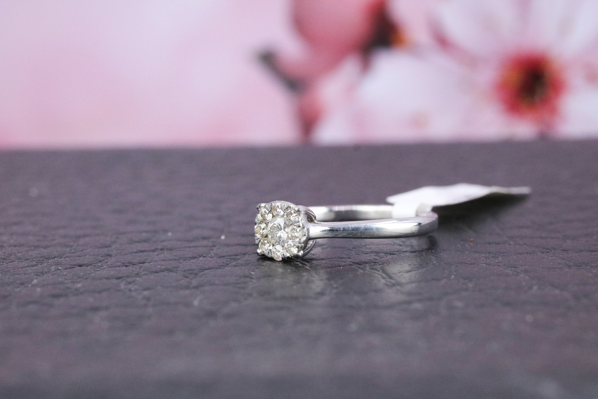 9ct White Gold Diamond Ring - HJ2272 - Hallmark Jewellers Formby & The Jewellers Bench Widnes