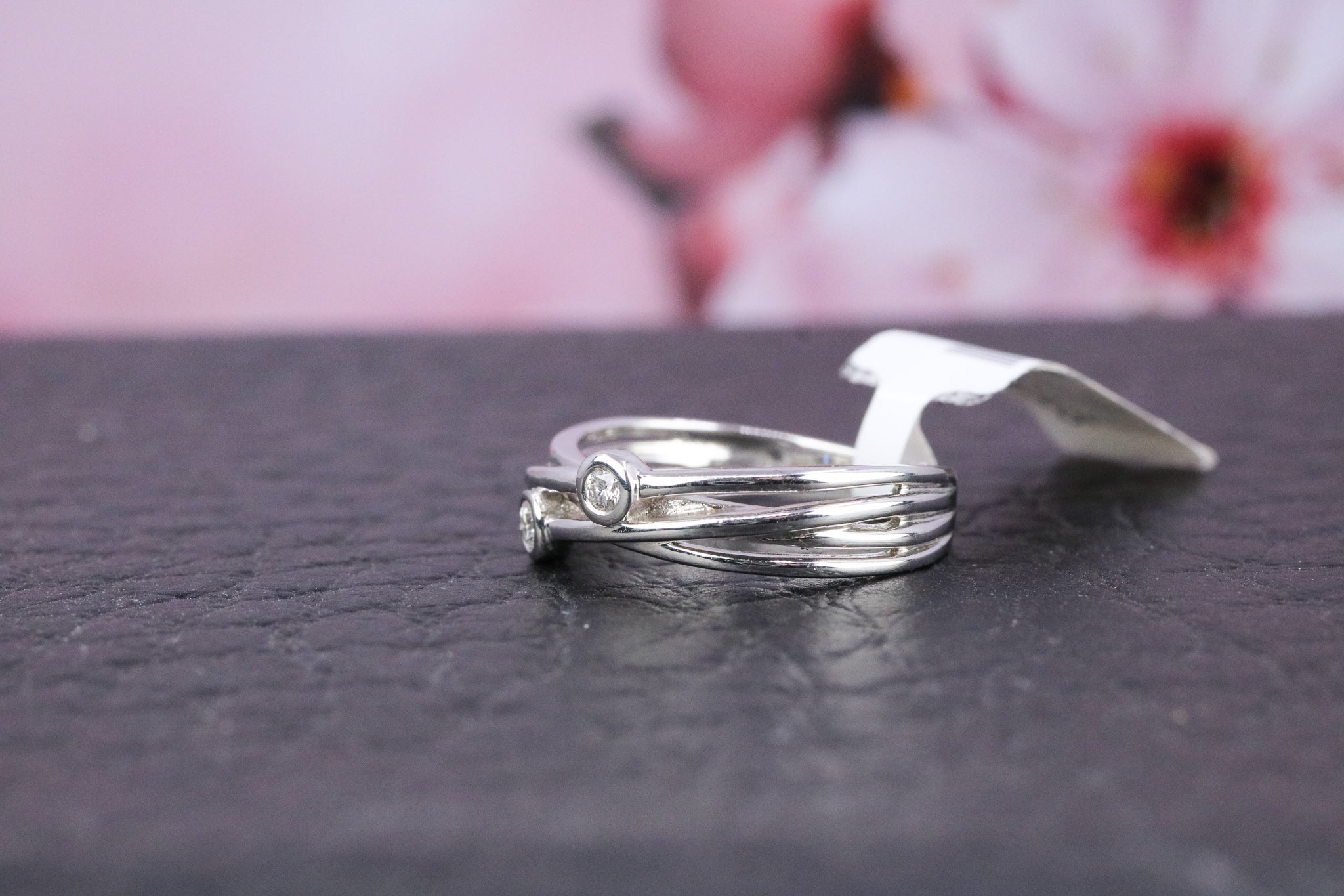 9ct White Gold Diamond Ring - CO1139 - Hallmark Jewellers Formby & The Jewellers Bench Widnes