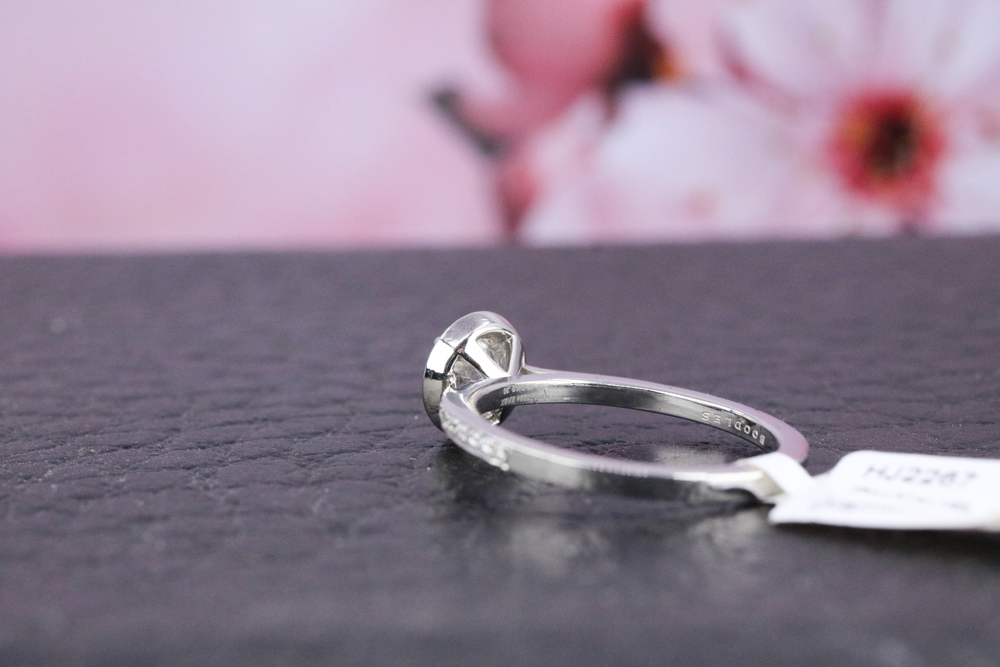 Platinum Diamond Ring - HJ2267 - Hallmark Jewellers Formby & The Jewellers Bench Widnes