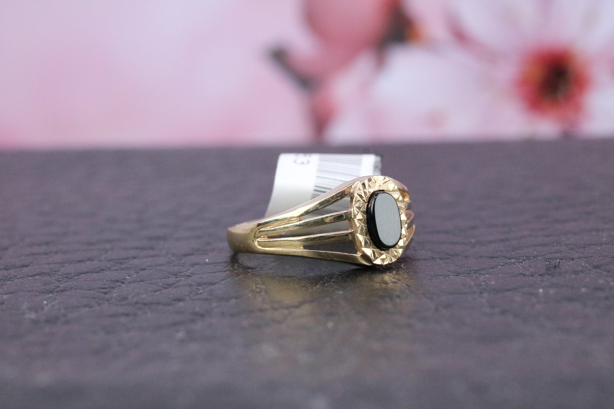 9ct Gold Onyx Ring - CO1353 - Hallmark Jewellers Formby & The Jewellers Bench Widnes