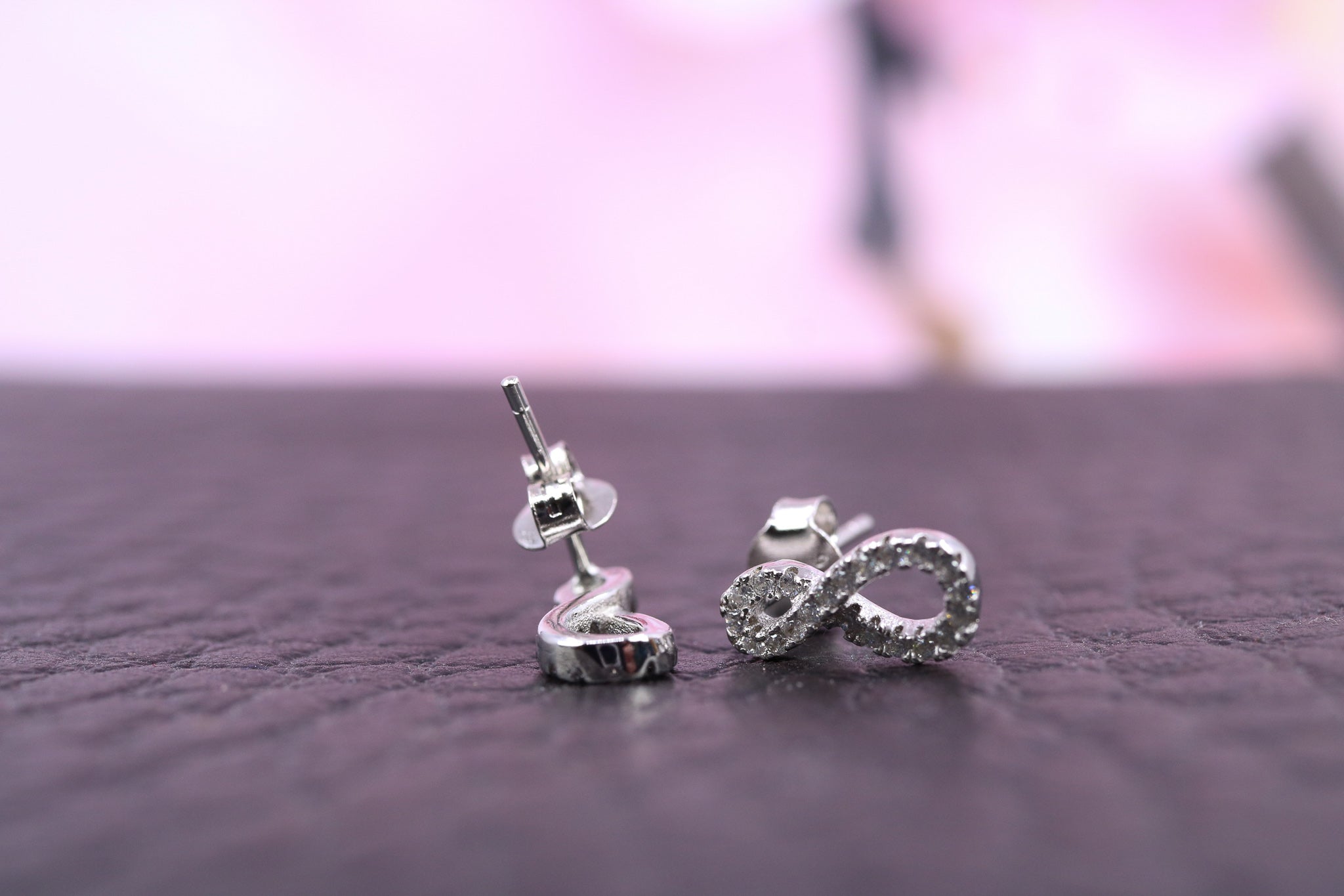 Sterling Silver & CZ Earrings - IN1091 - Hallmark Jewellers Formby & The Jewellers Bench Widnes