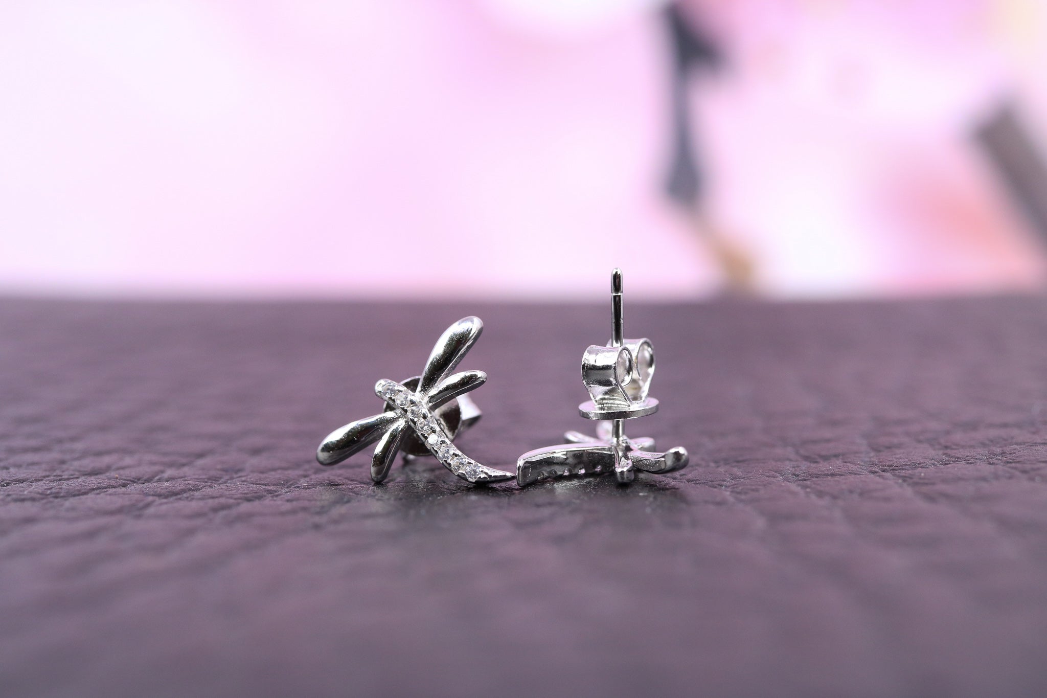 Sterling Silver & CZ Earrings - IN1095 - Hallmark Jewellers Formby & The Jewellers Bench Widnes