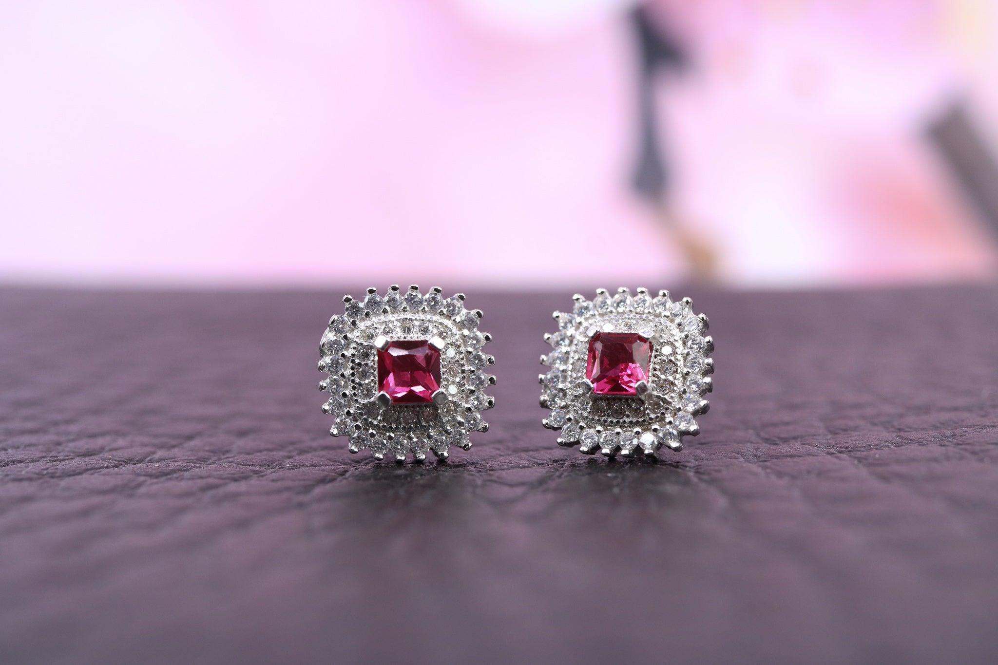Sterling Silver & CZ Earrings - IN1096 - Hallmark Jewellers Formby & The Jewellers Bench Widnes