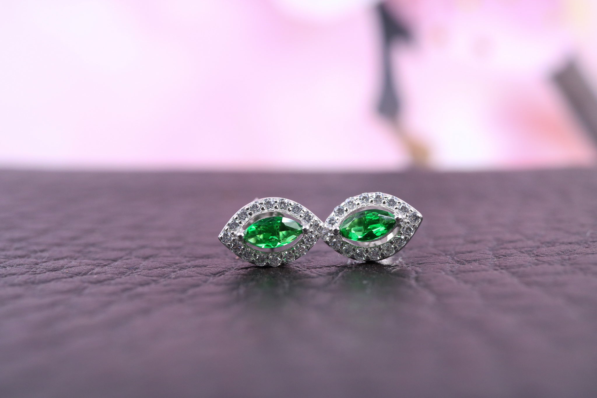 Sterling Silver & CZ Earrings - IN1097 - Hallmark Jewellers Formby & The Jewellers Bench Widnes