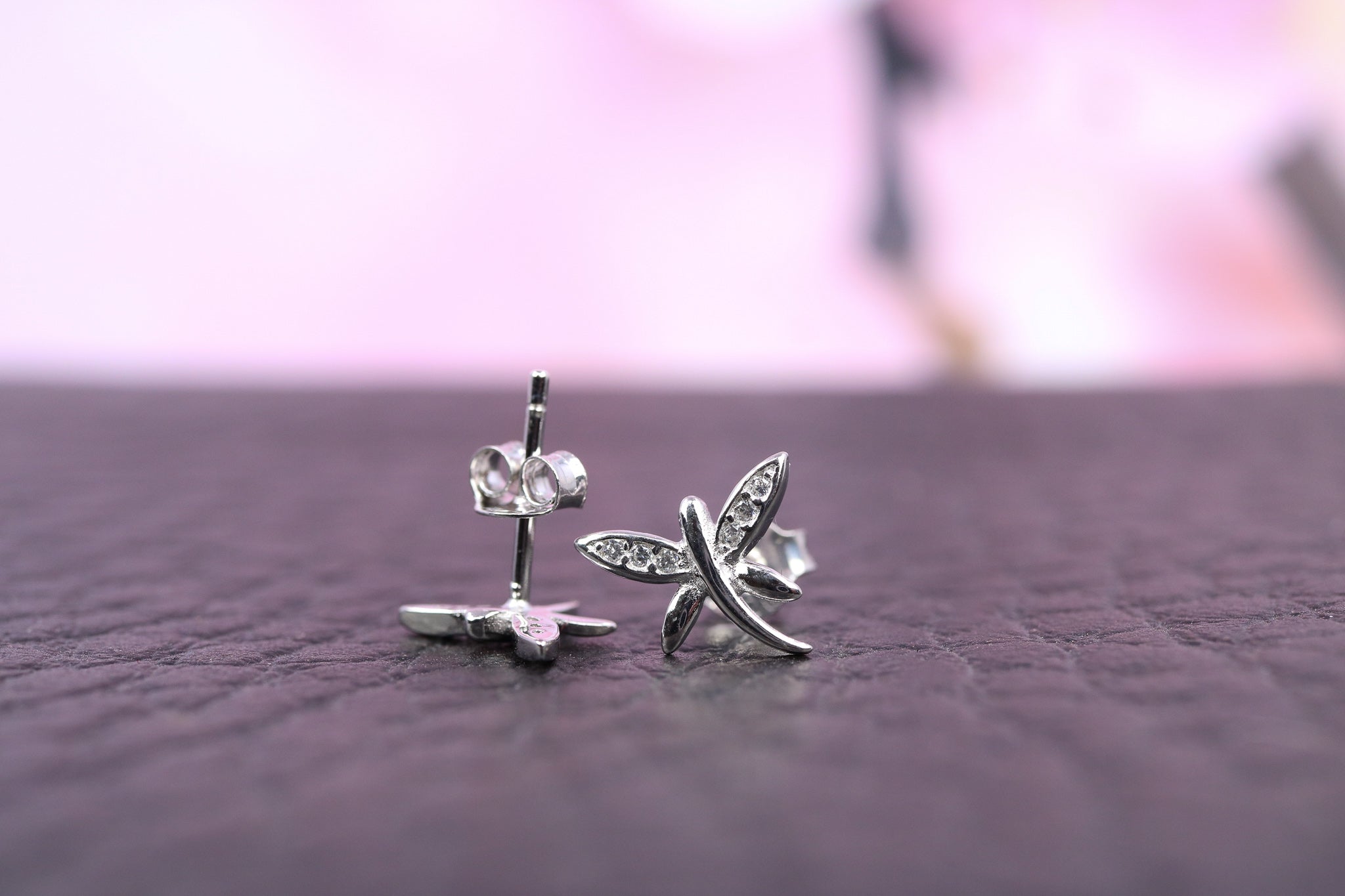 Sterling Silver & CZ Earrings - IN1112 - Hallmark Jewellers Formby & The Jewellers Bench Widnes