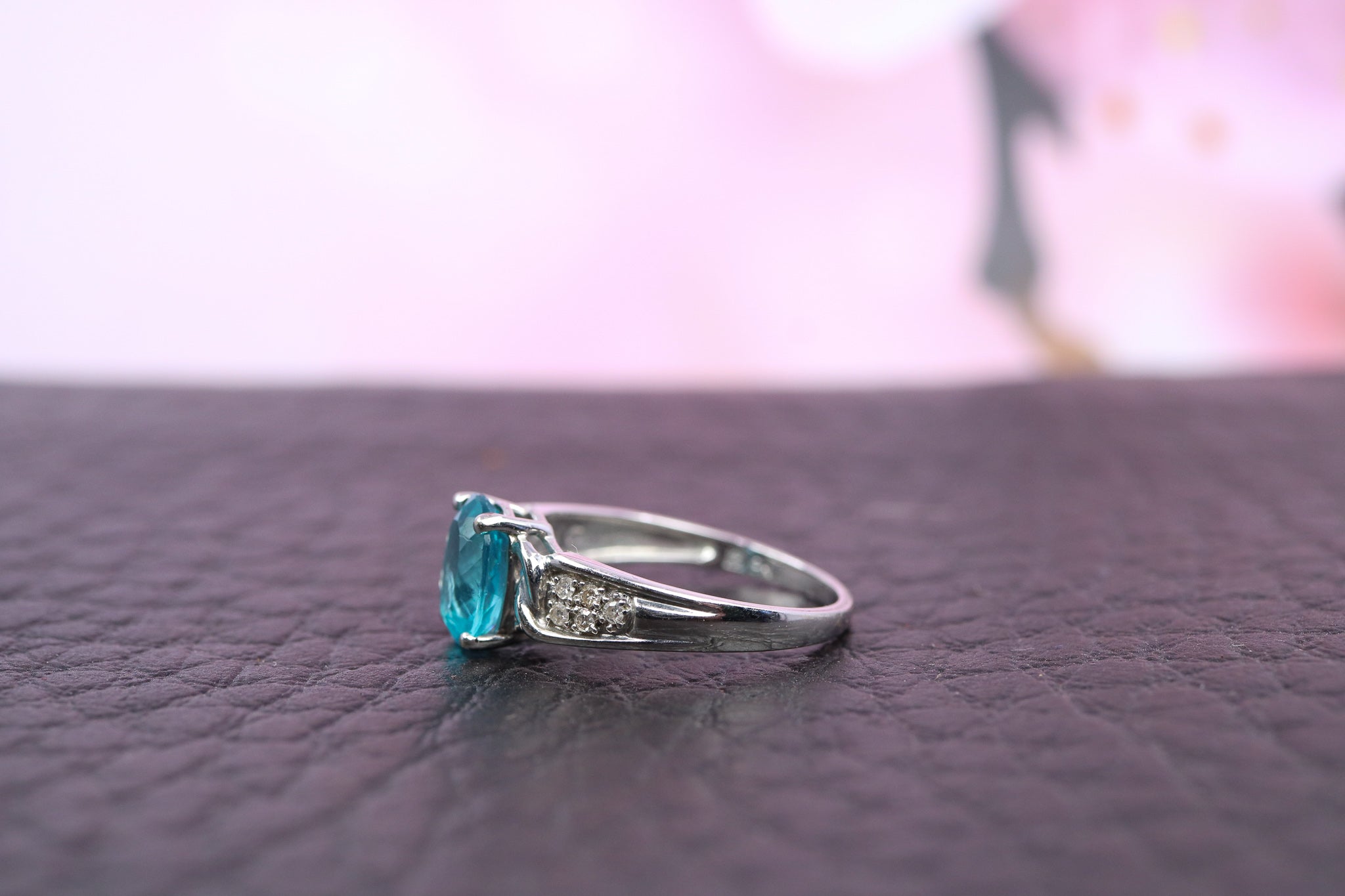 9ct White Gold Dress Ring - HJ2445 - Hallmark Jewellers Formby & The Jewellers Bench Widnes