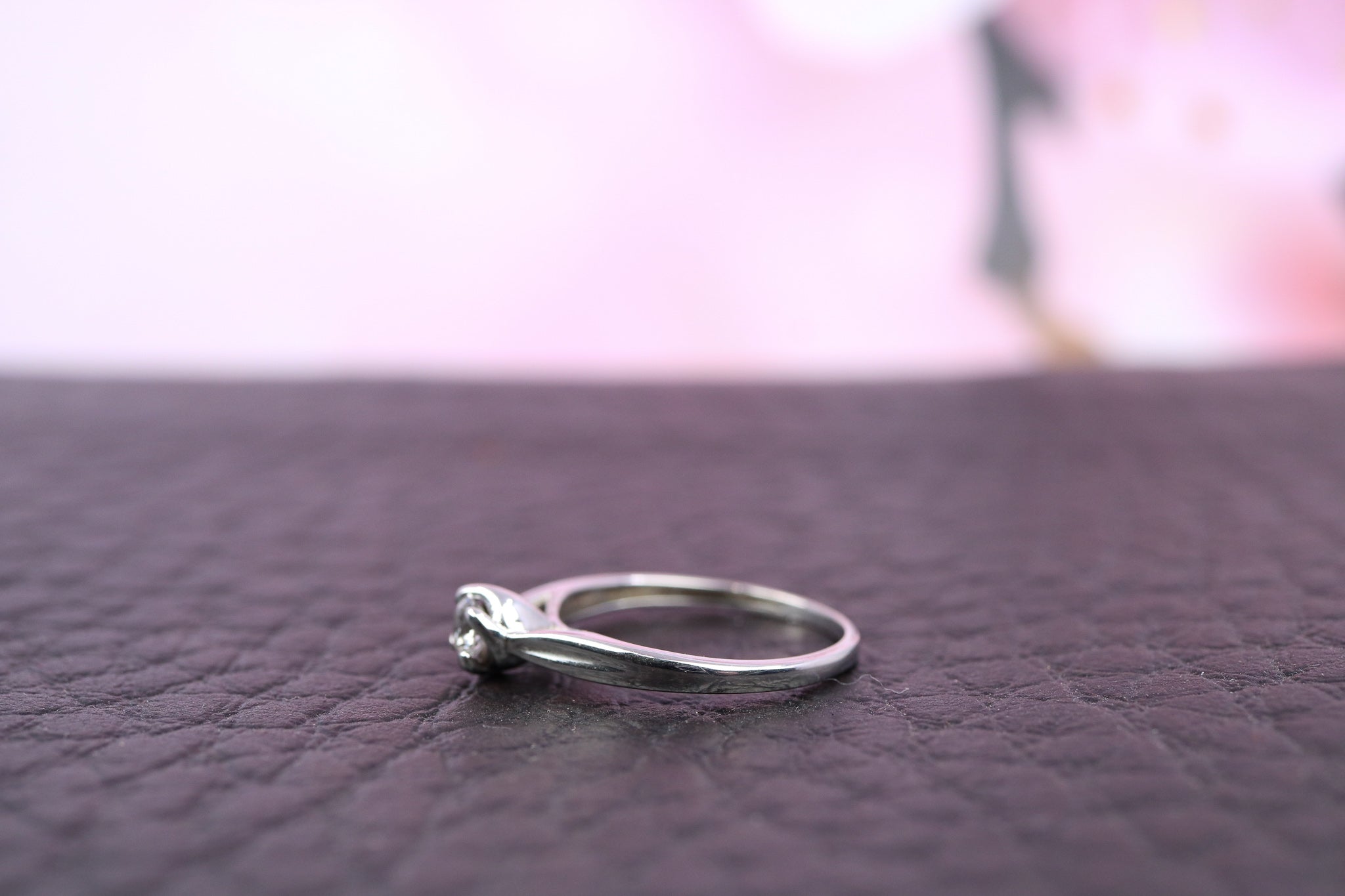 9ct White Gold & Diamond Ring - HJ2470 - Hallmark Jewellers Formby & The Jewellers Bench Widnes