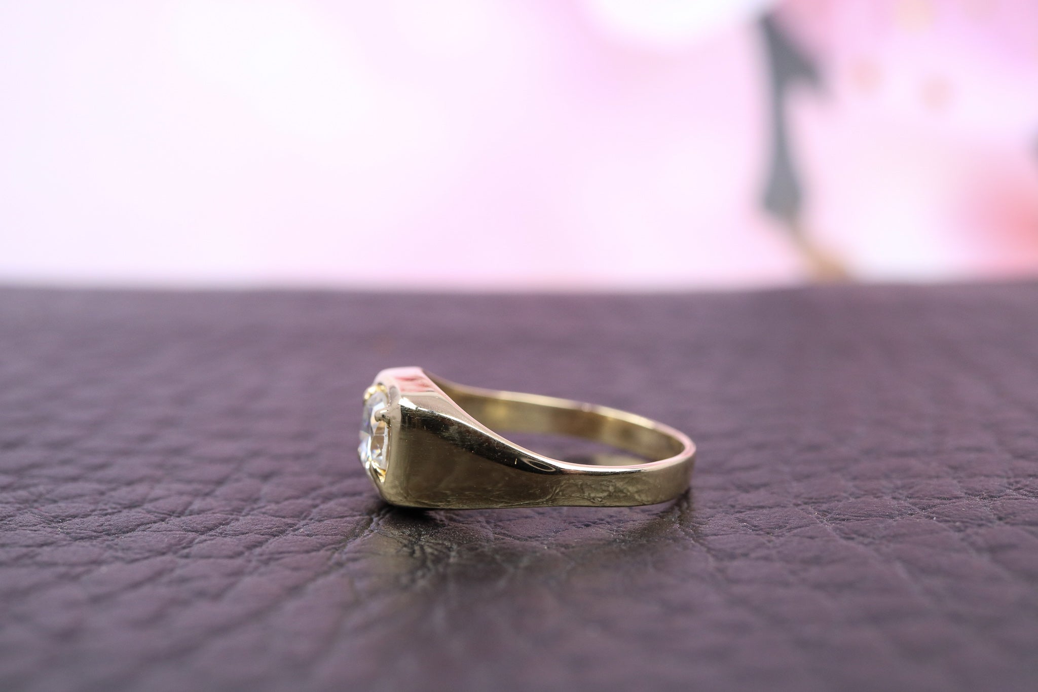 9ct Yellow Gold & Cubic Zirconia Ring - HJ2481 - Hallmark Jewellers Formby & The Jewellers Bench Widnes