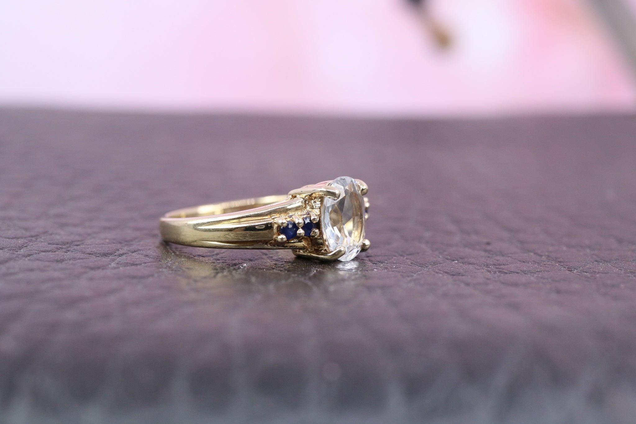 9ct Yellow Gold & CZ Ring - HJ2576 - Hallmark Jewellers Formby & The Jewellers Bench Widnes