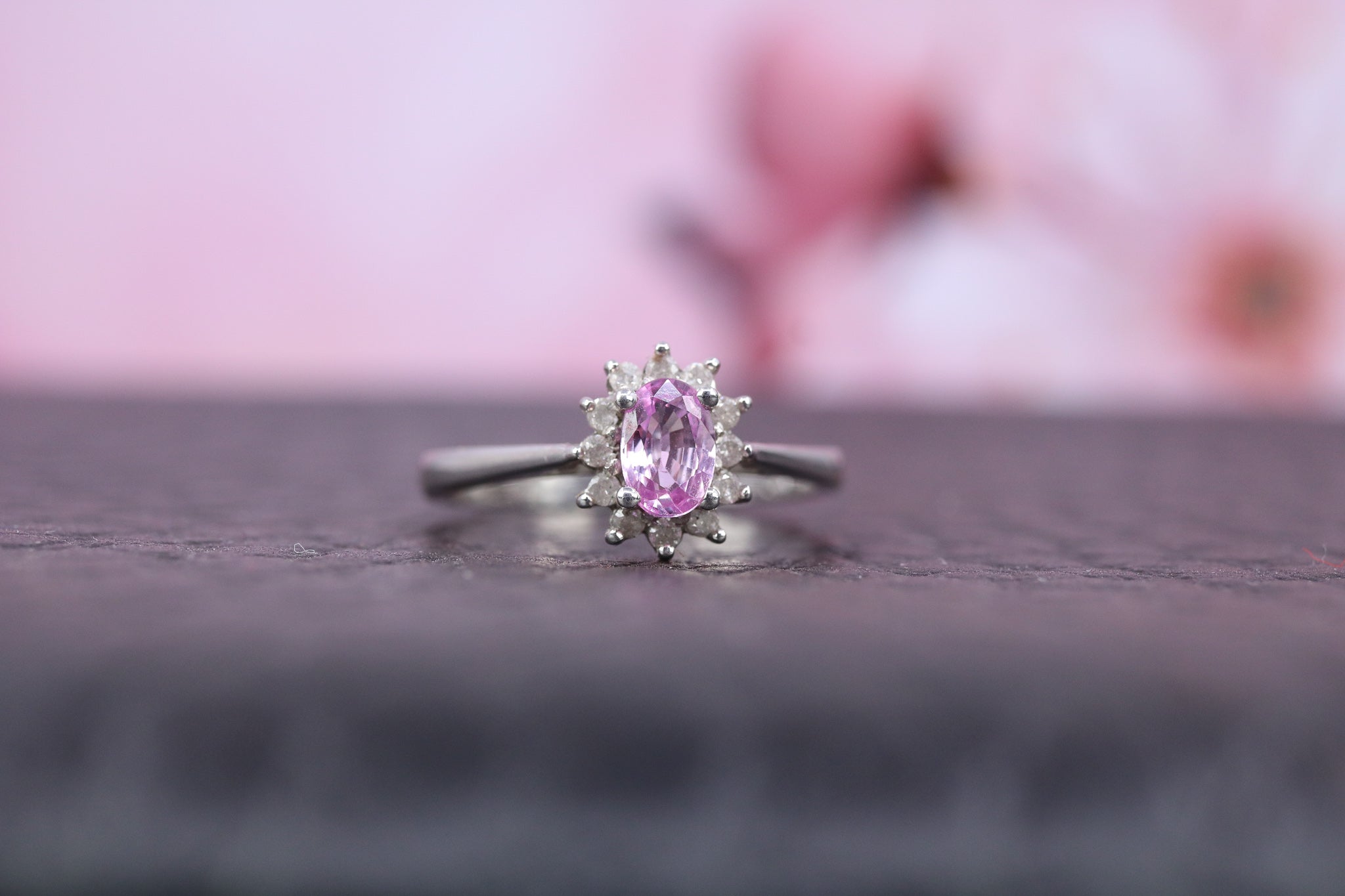 18ct White Gold & Diamond Ring - W6002 - Hallmark Jewellers Formby & The Jewellers Bench Widnes