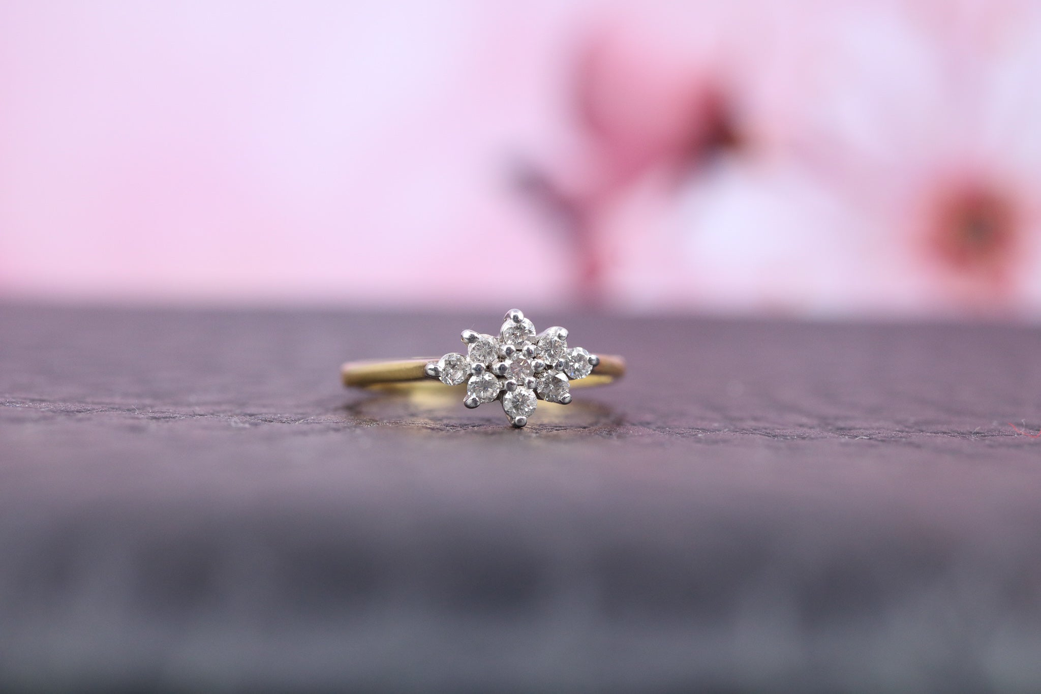 18ct White Gold & Diamond Ring - W6005 - Hallmark Jewellers Formby & The Jewellers Bench Widnes