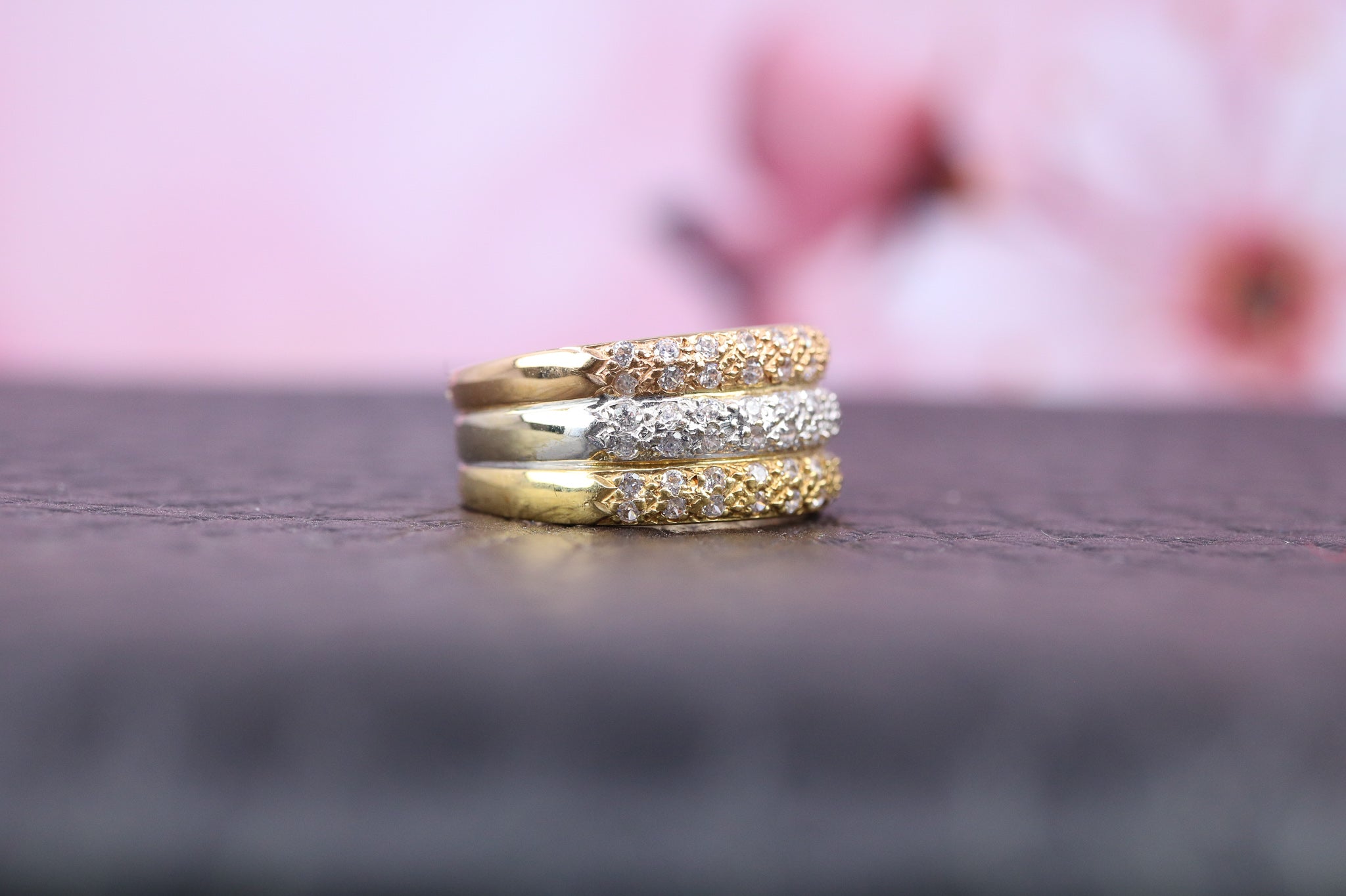 18ct Yellow Gold & Diamond Ring - W6010 - Hallmark Jewellers Formby & The Jewellers Bench Widnes