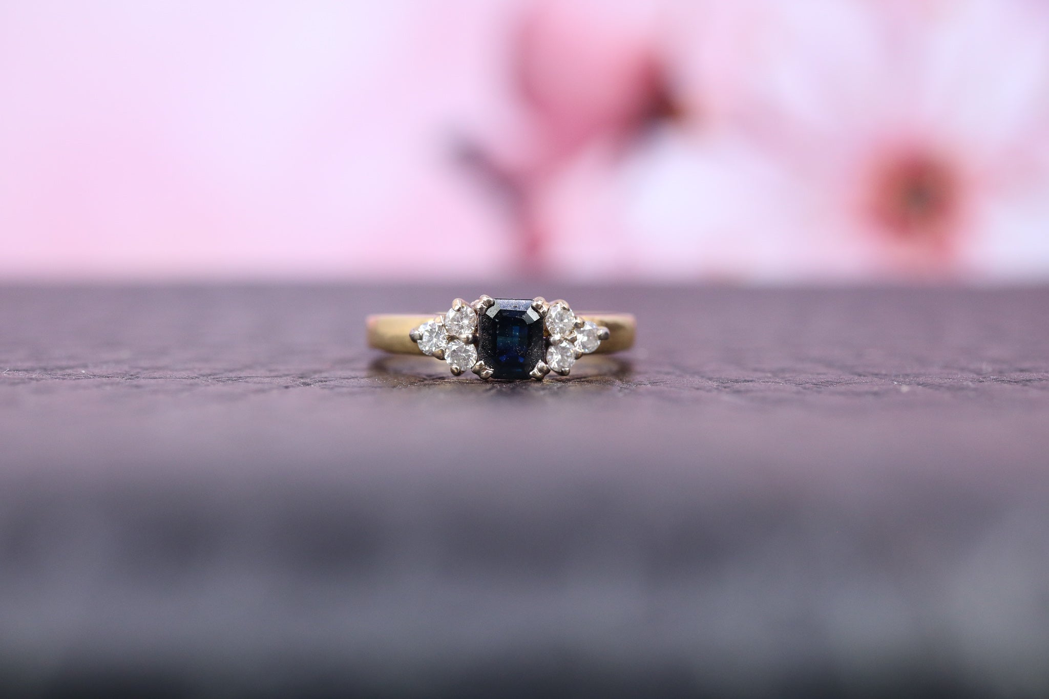 18ct Yellow Gold & Diamond Ring - W6017 - Hallmark Jewellers Formby & The Jewellers Bench Widnes