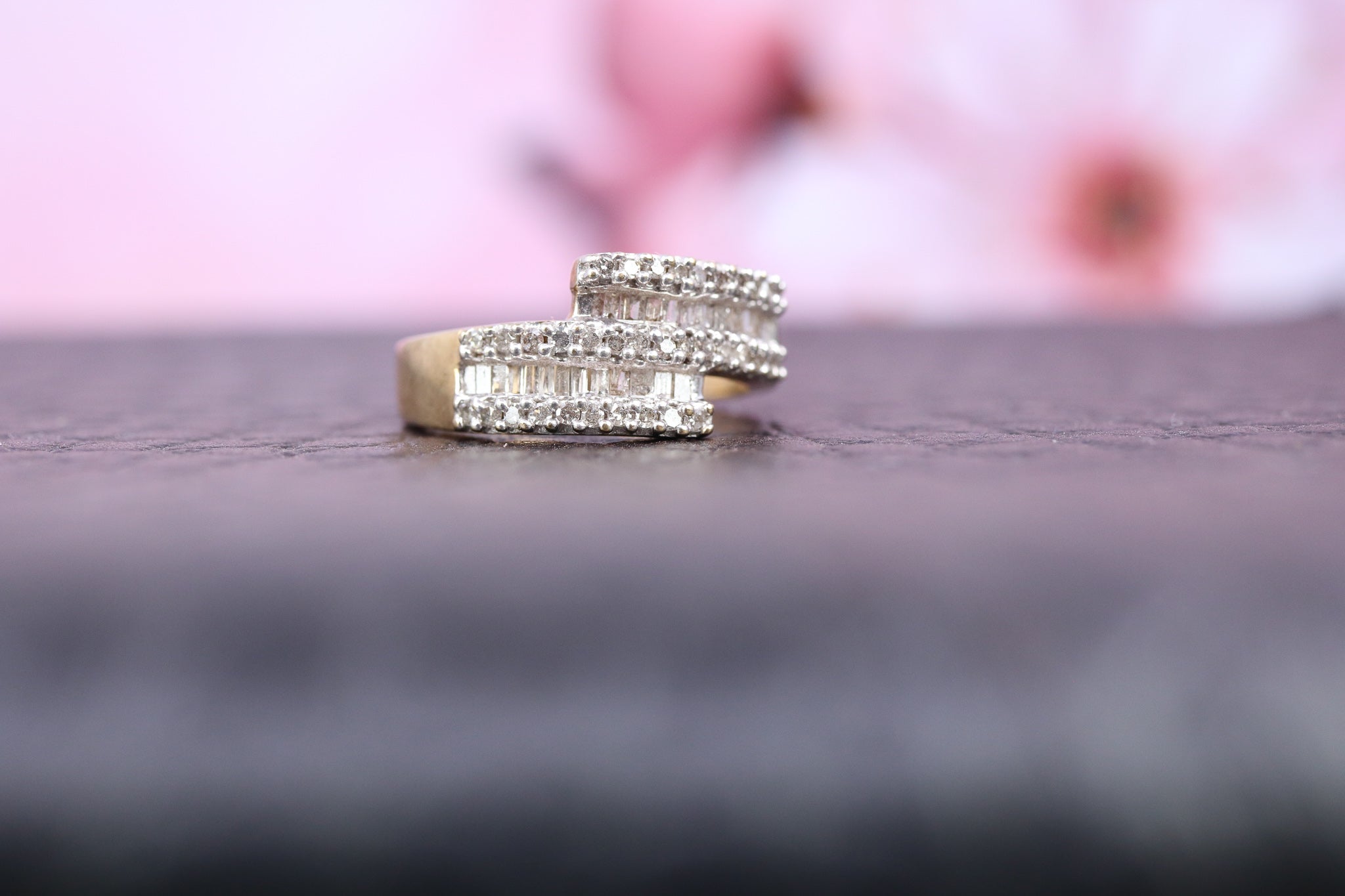 9ct Yellow Gold & Diamond Ring - W6021 - Hallmark Jewellers Formby & The Jewellers Bench Widnes
