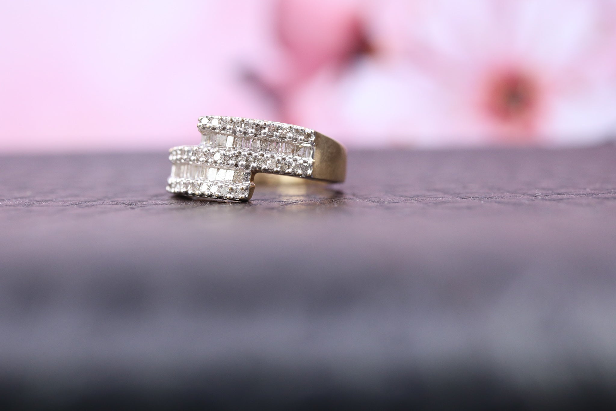9ct Yellow Gold & Diamond Ring - W6021 - Hallmark Jewellers Formby & The Jewellers Bench Widnes