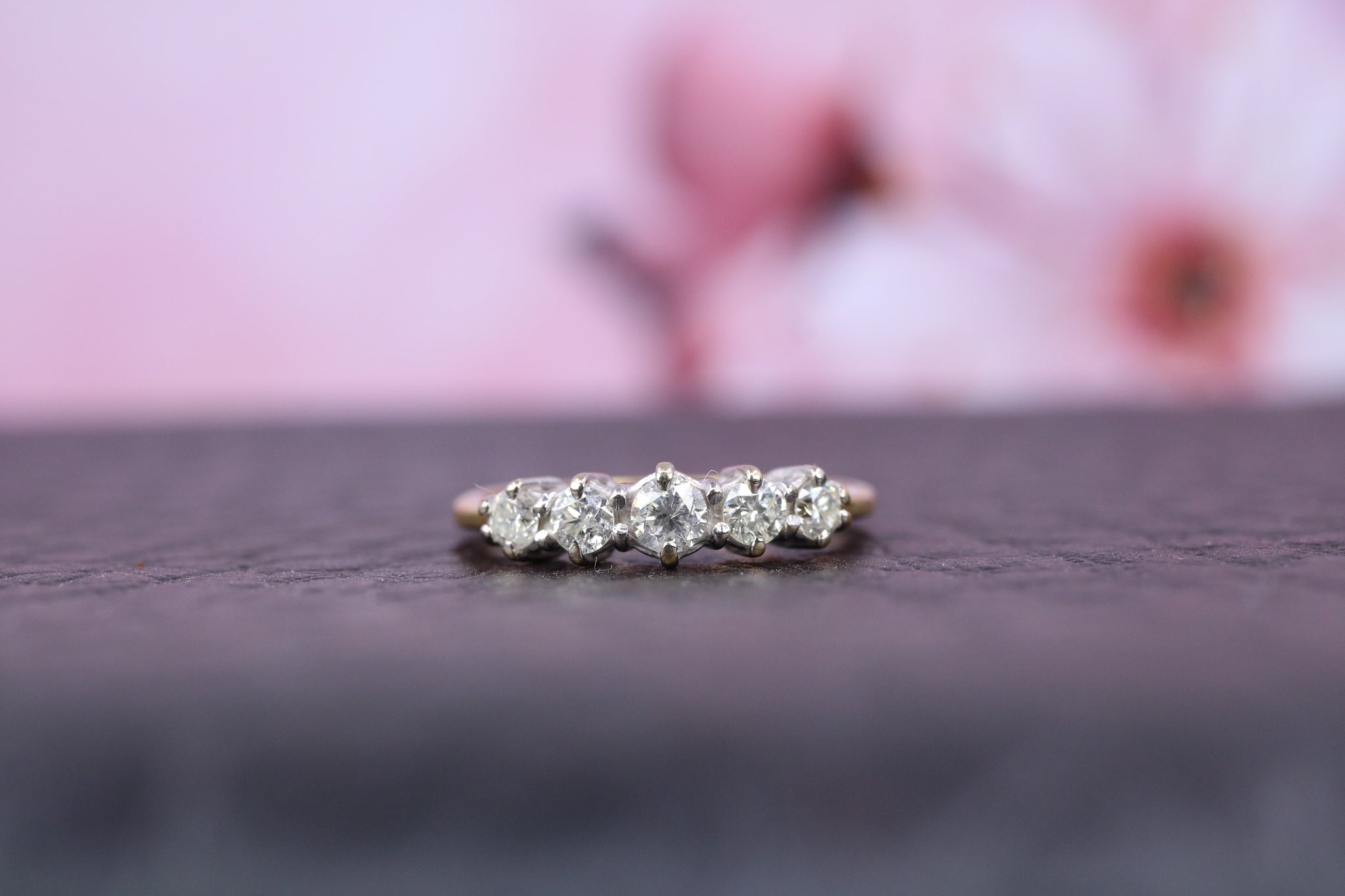 18ct Yellow Gold & Diamond Ring - W6027 - Hallmark Jewellers Formby & The Jewellers Bench Widnes