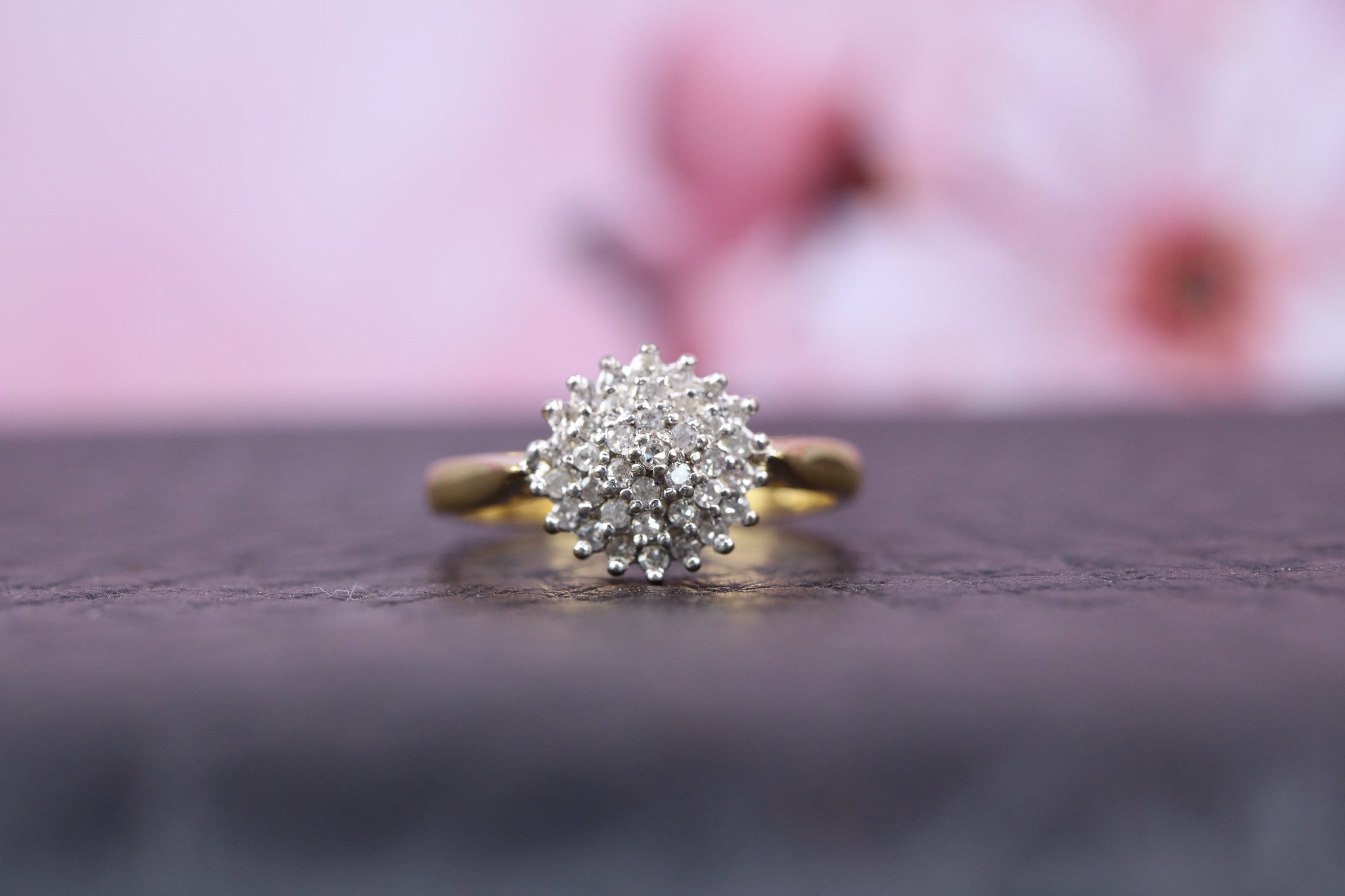 18ct Yellow Gold & Diamond Ring - W6036 - Hallmark Jewellers Formby & The Jewellers Bench Widnes