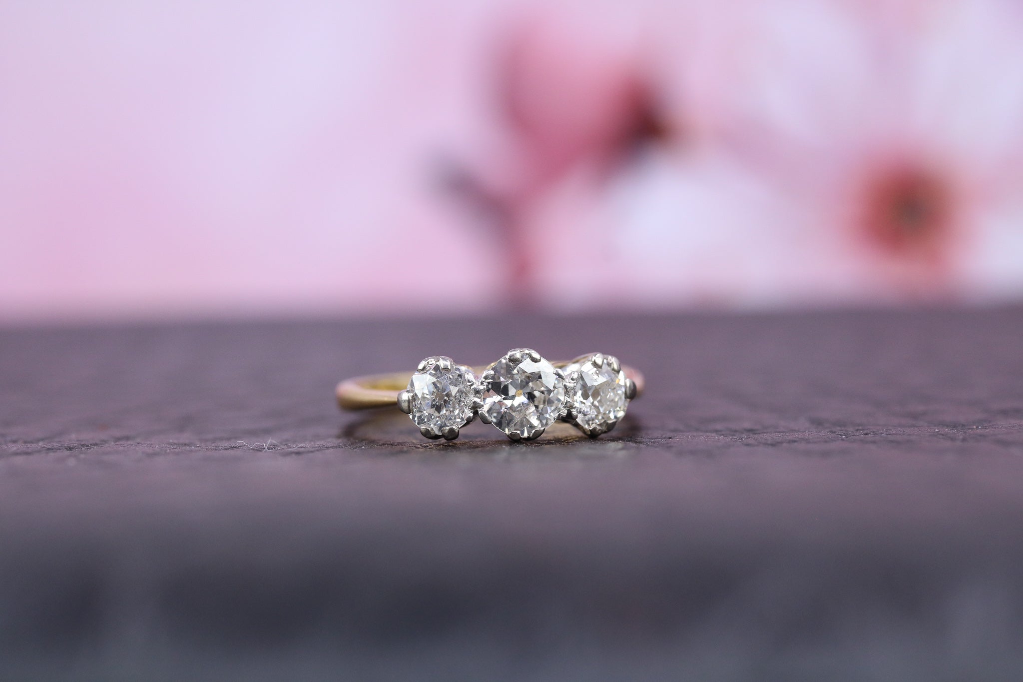 18ct Yellow Gold & Diamond Ring - W6037 - Hallmark Jewellers Formby & The Jewellers Bench Widnes