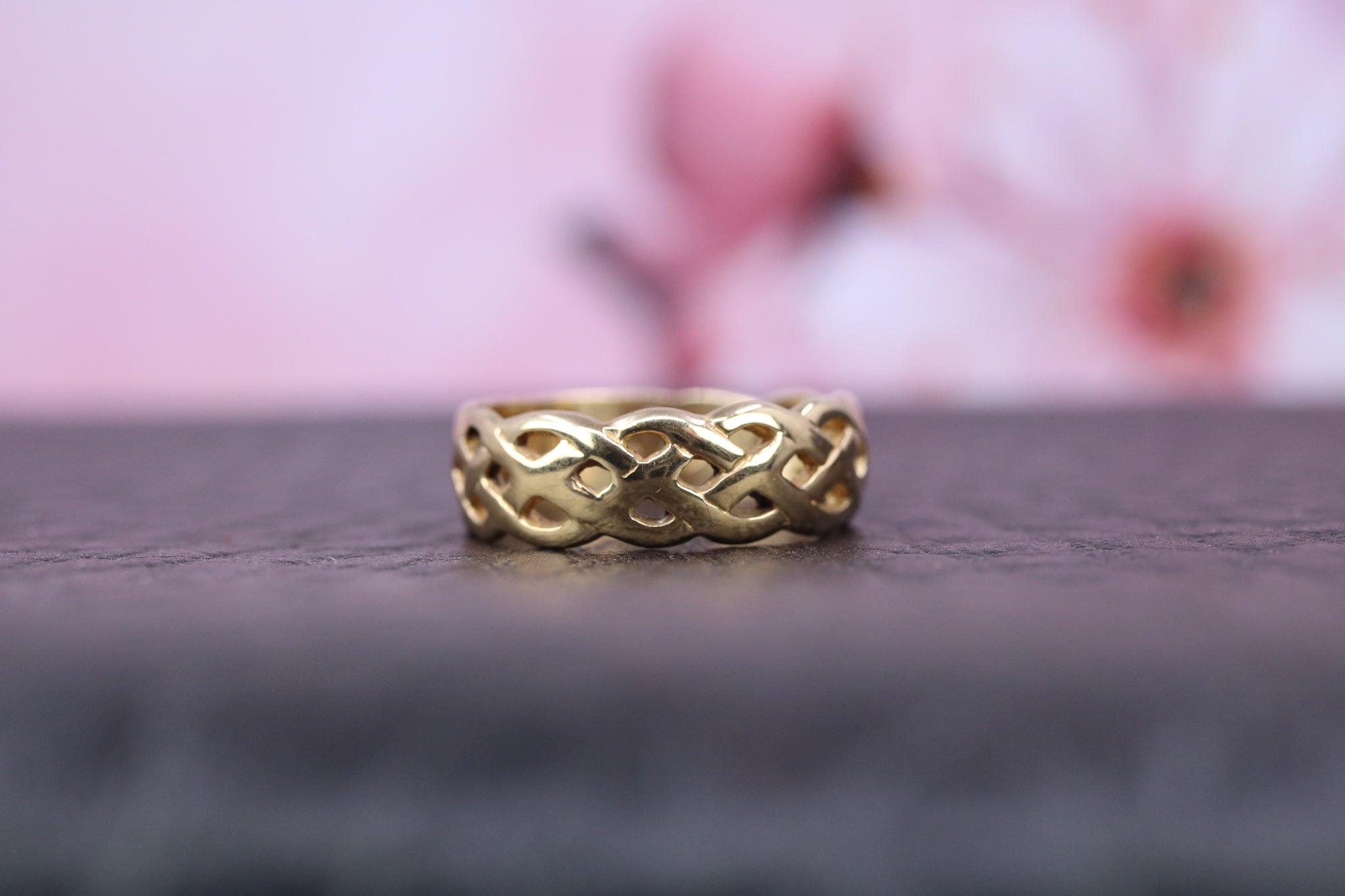 9ct Yellow Gold Ring - W6049 - Hallmark Jewellers Formby & The Jewellers Bench Widnes