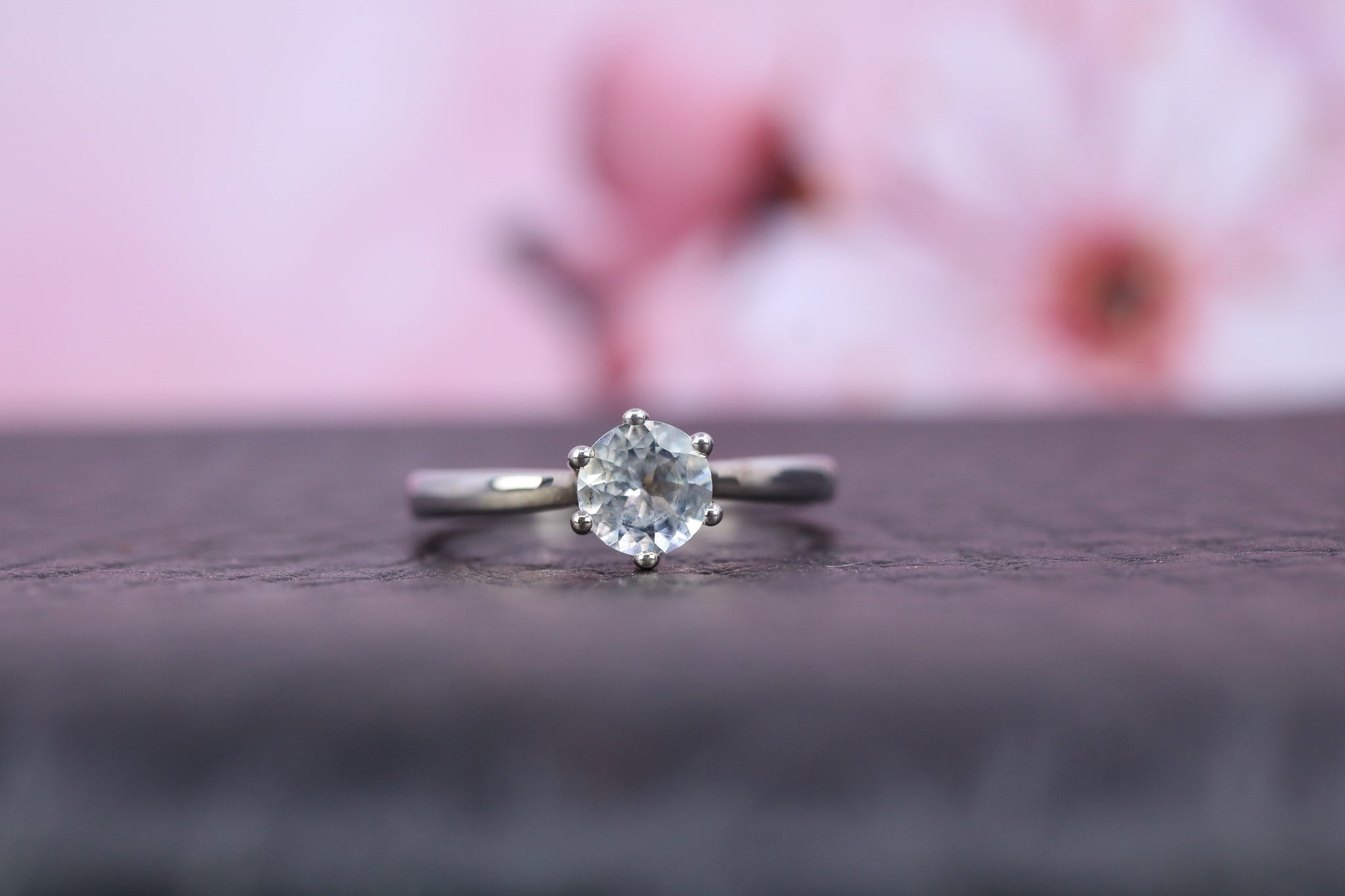 9ct White Gold & Cubic Zirconia Ring - W6073 - Hallmark Jewellers Formby & The Jewellers Bench Widnes