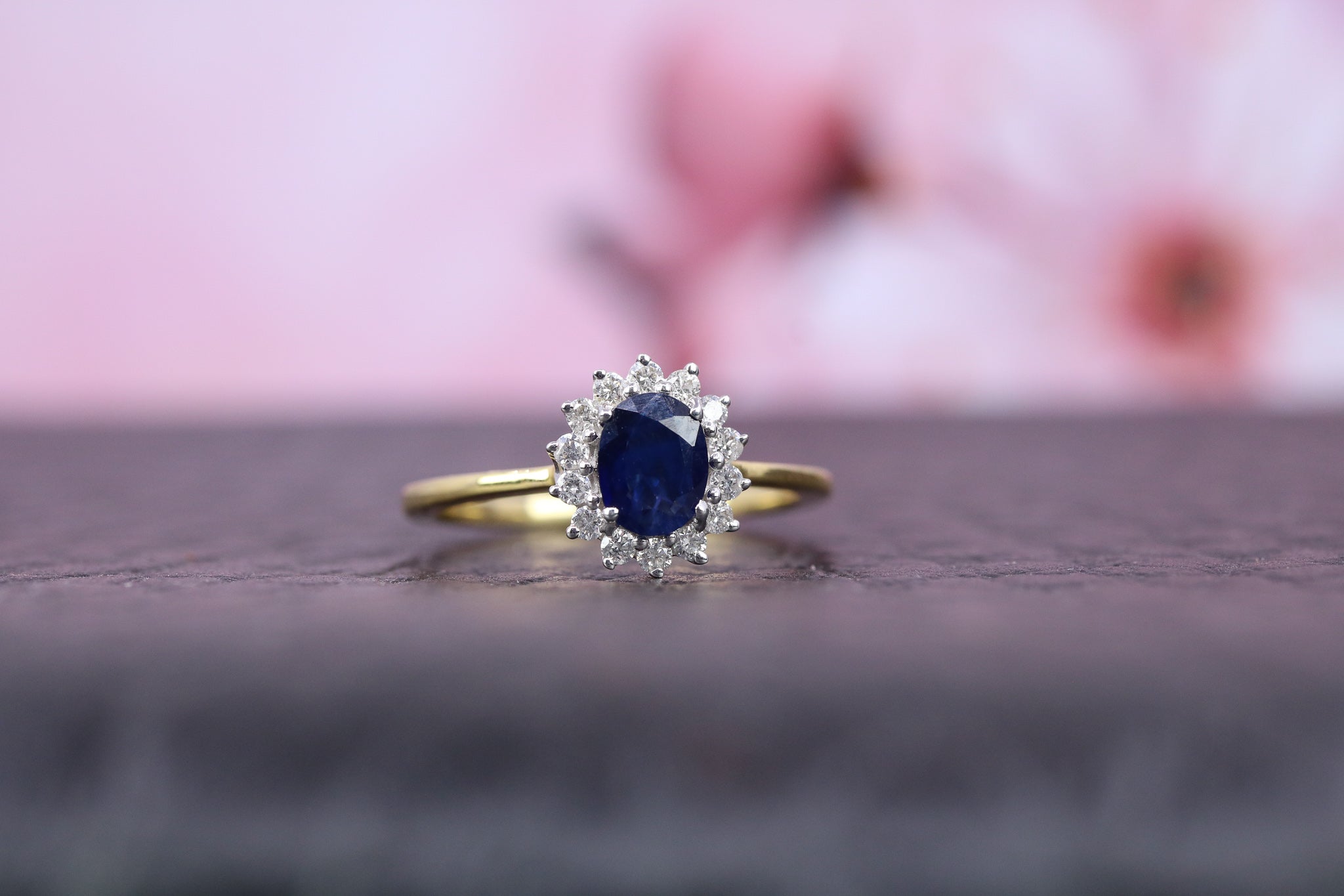 18ct Yellow Gold & Diamond Ring - DR4042 - Hallmark Jewellers Formby & The Jewellers Bench Widnes