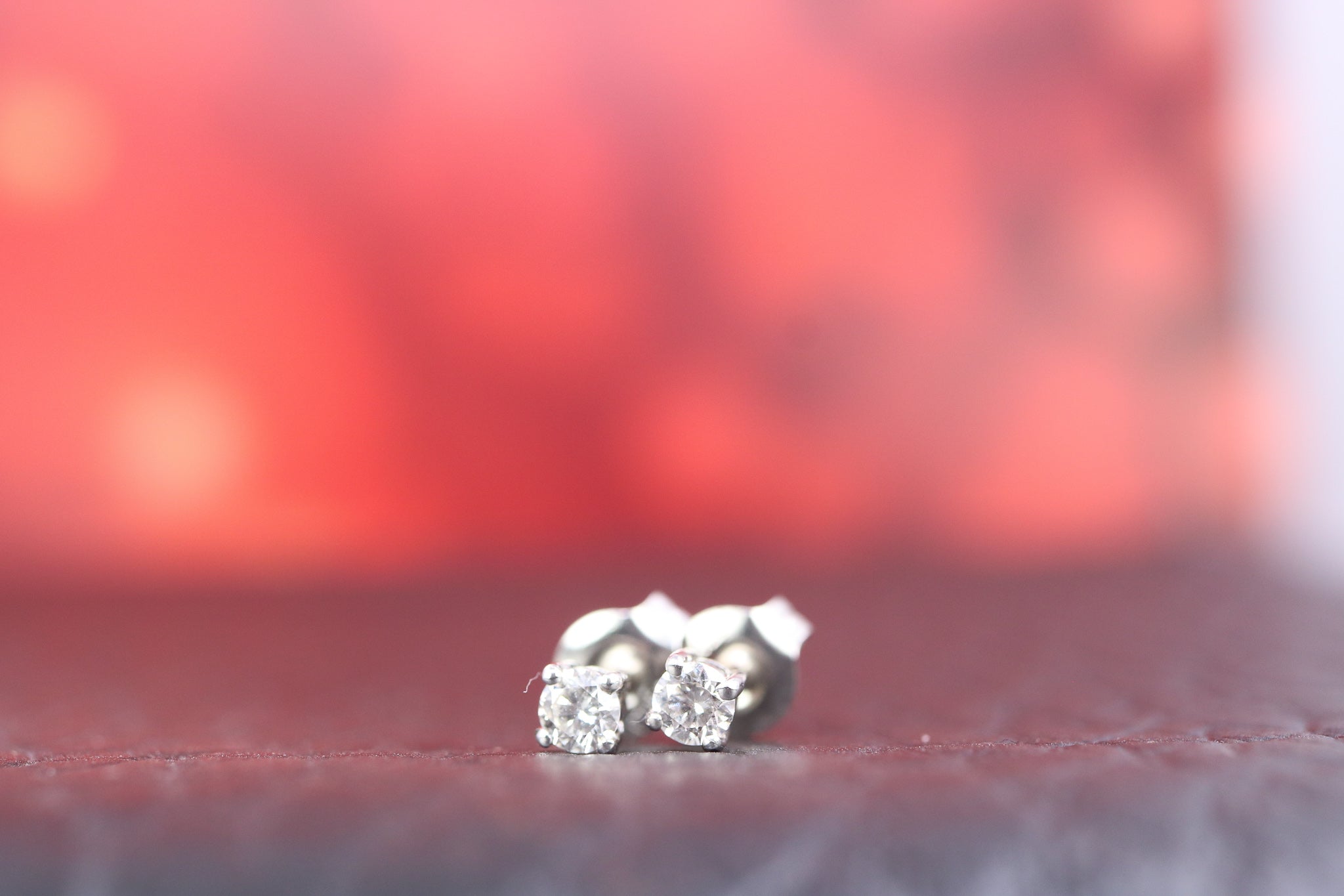 Platinum & Diamond Earrings - SM1003 - Hallmark Jewellers Formby & The Jewellers Bench Widnes