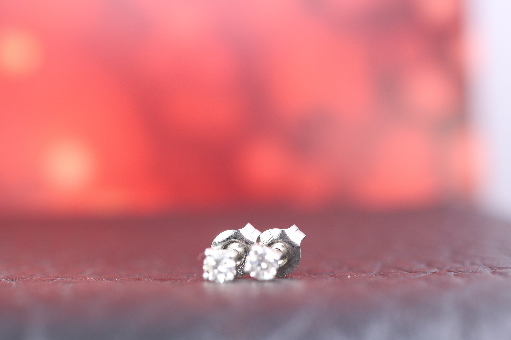 Platinum & Diamond Earrings - SM1004 - Hallmark Jewellers Formby & The Jewellers Bench Widnes