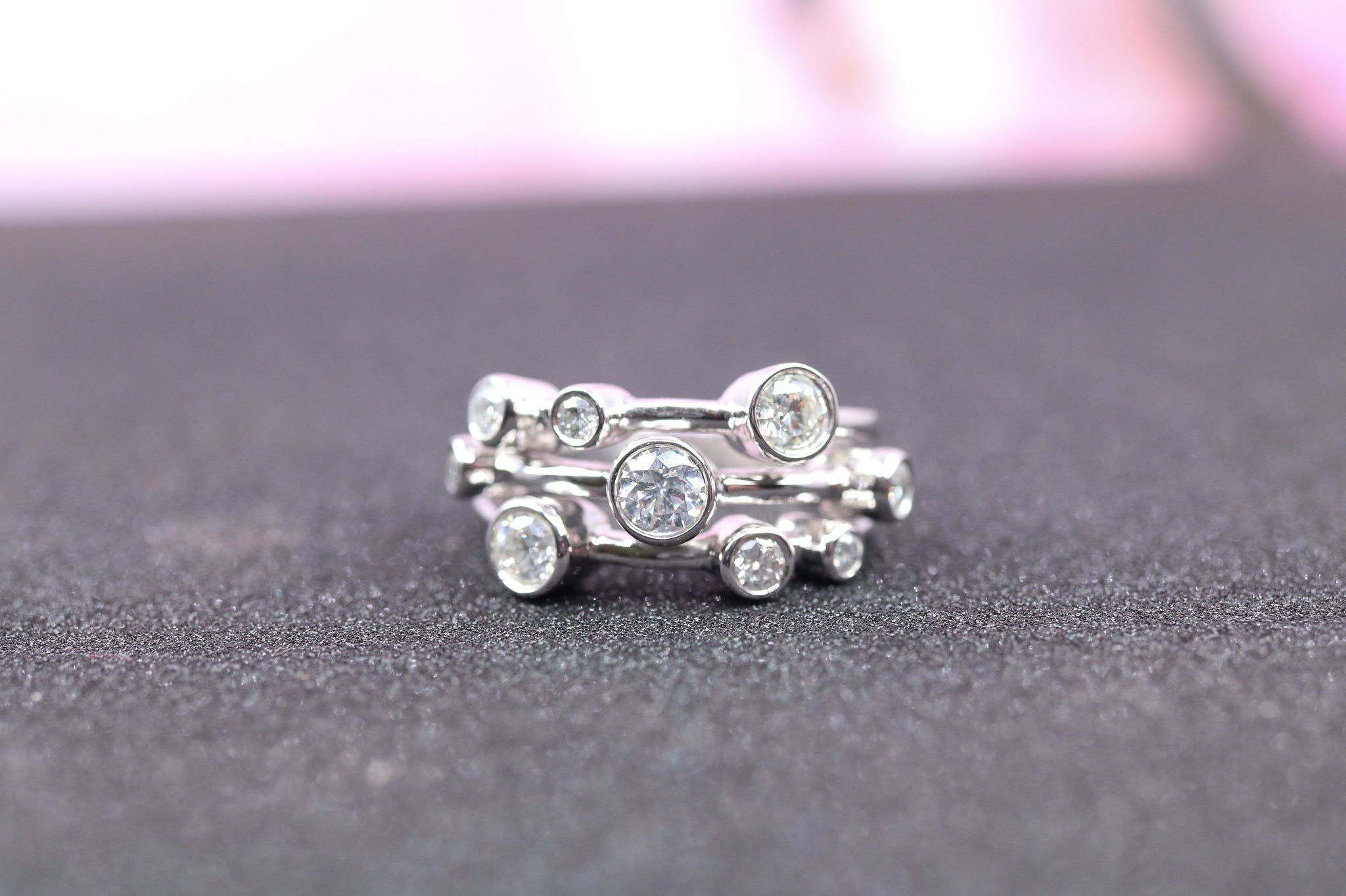Platinum & Diamond Raindance Ring - DR4054 - Hallmark Jewellers Formby & The Jewellers Bench Widnes
