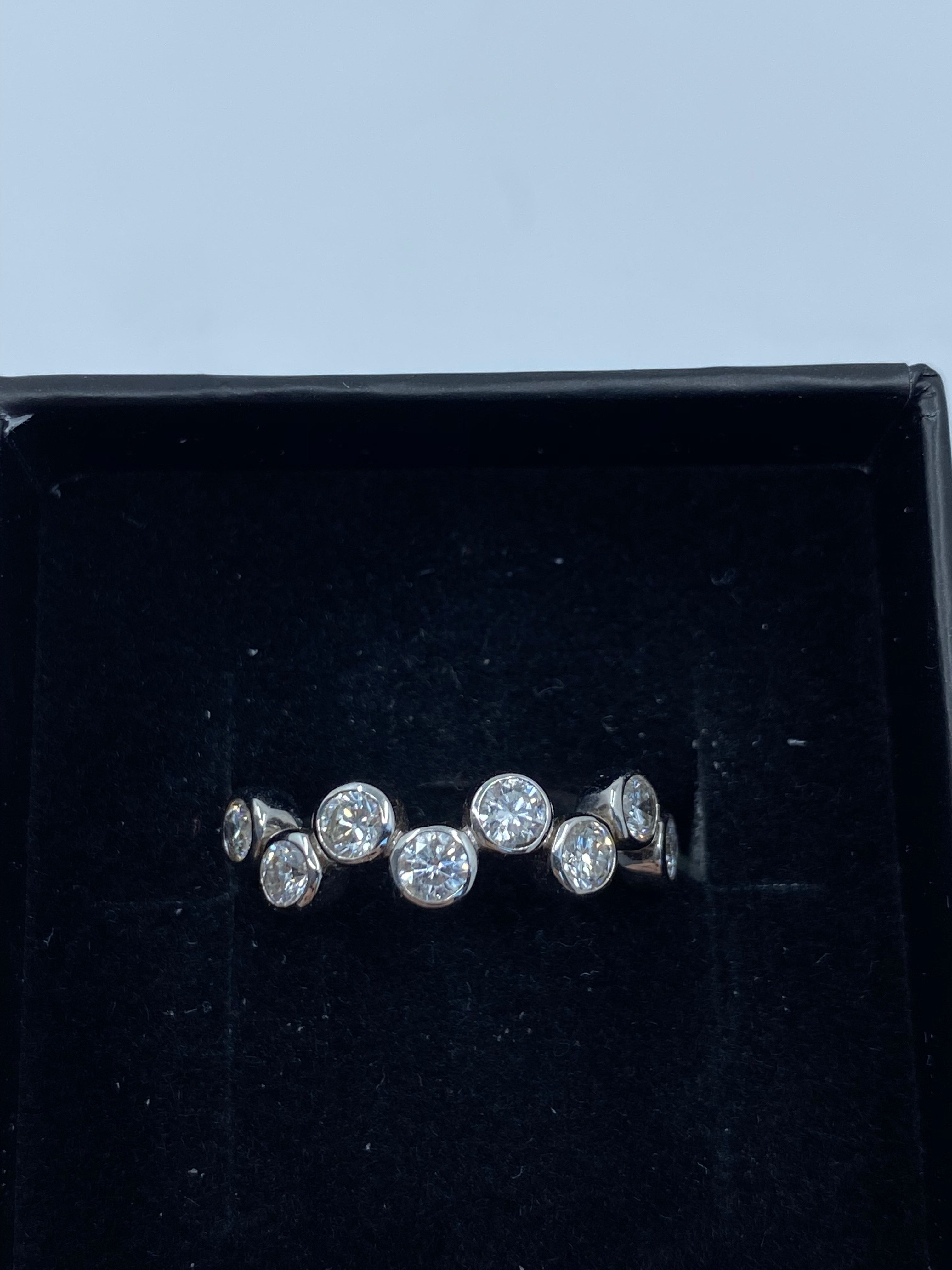 18ct White Gold & Diamond Raindance 0.79ct- HJ018 - Hallmark Jewellers Formby & The Jewellers Bench Widnes