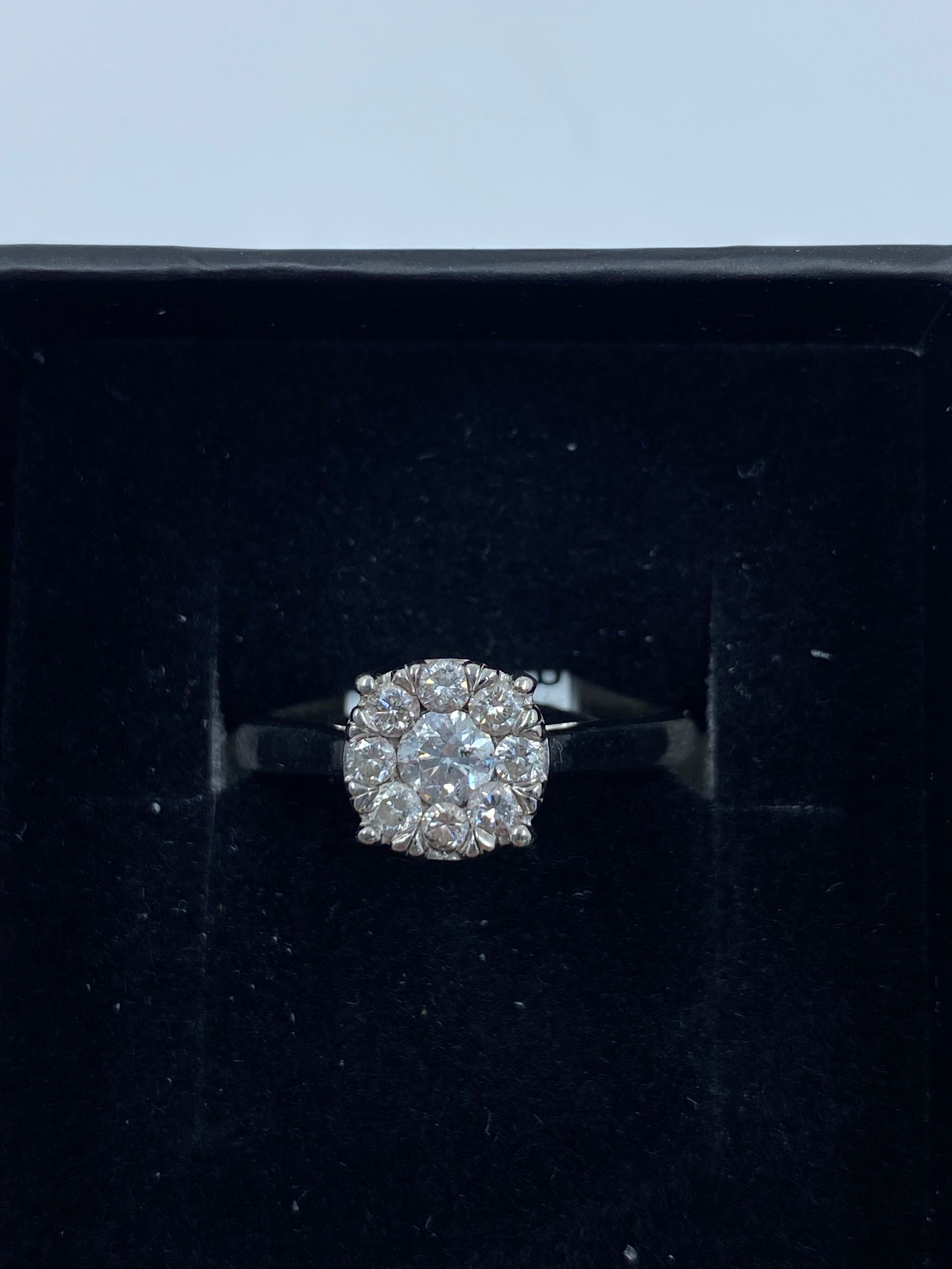 9ct White Gold & Diamond - HJ011 - Hallmark Jewellers Formby & The Jewellers Bench Widnes