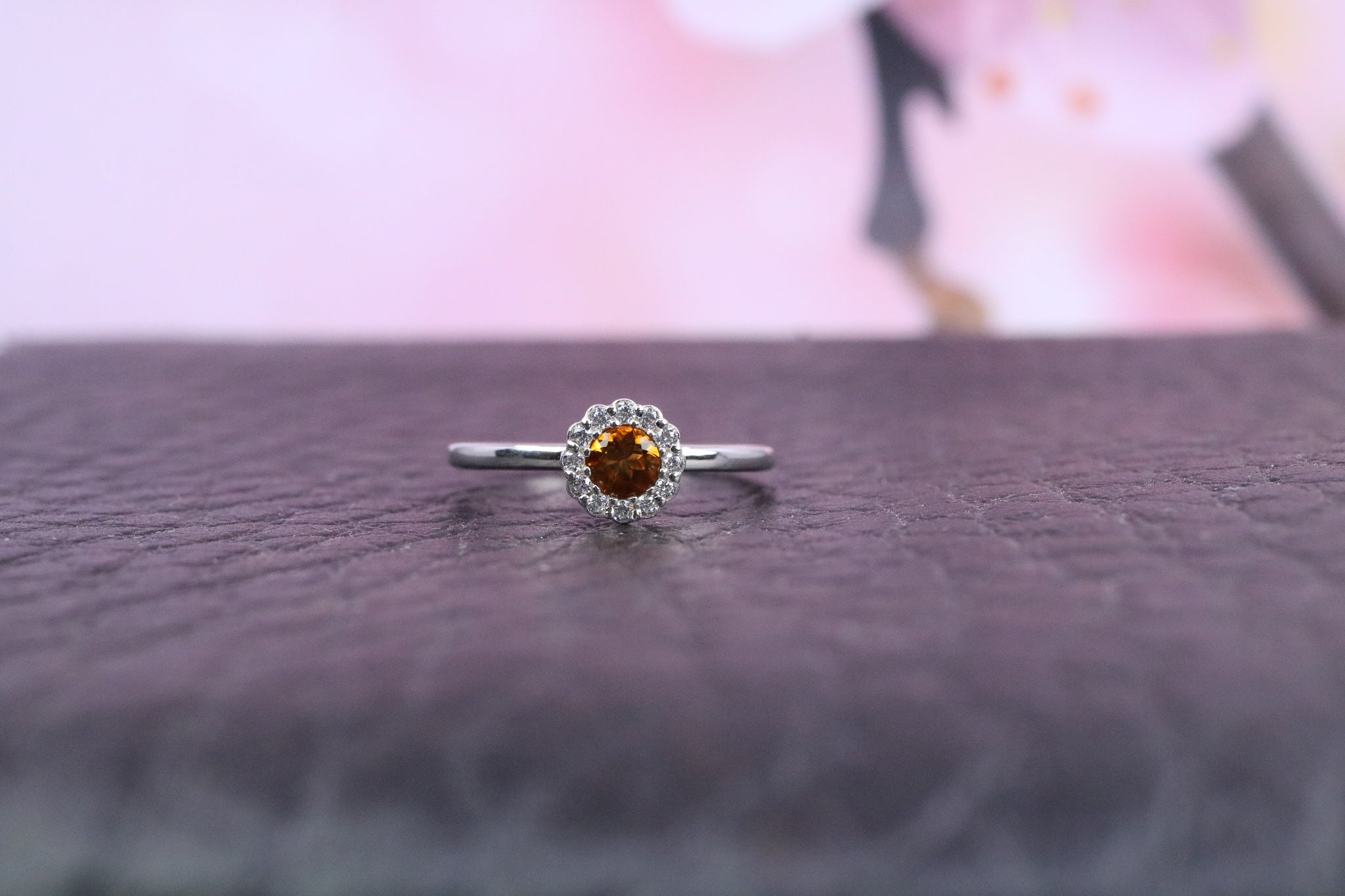 Sterling Silver & November Birthstone Ring - AK1098 - Hallmark Jewellers Formby & The Jewellers Bench Widnes