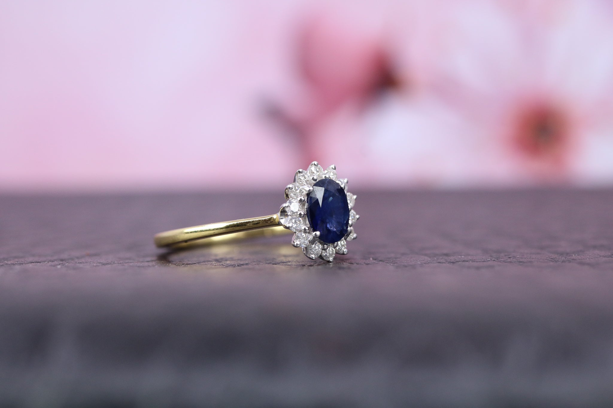 18ct Yellow Gold & Diamond Ring - DR4042 - Hallmark Jewellers Formby & The Jewellers Bench Widnes