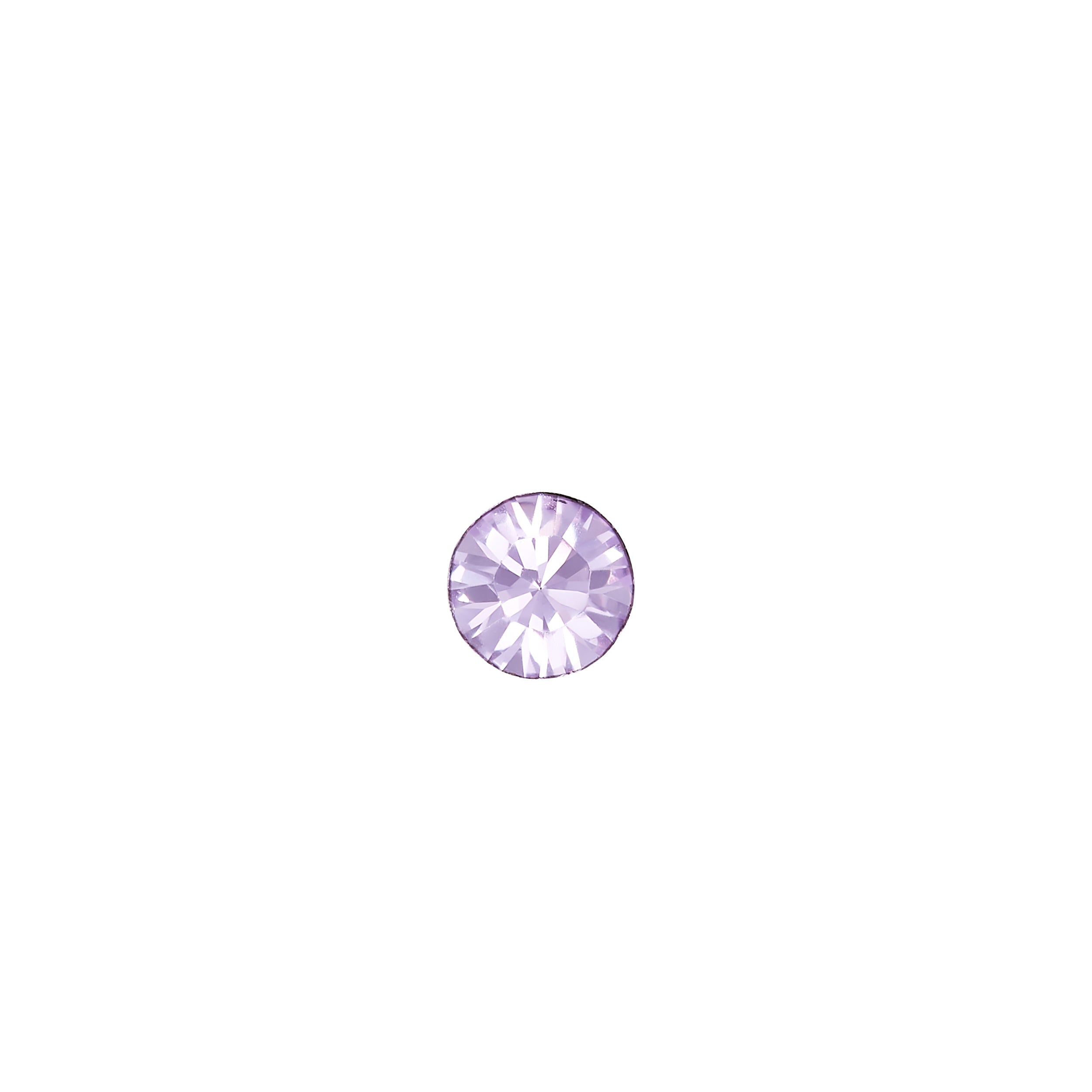 Medical Grade Stainless Steel 3mm V-Shape Violet Crystal - 775C