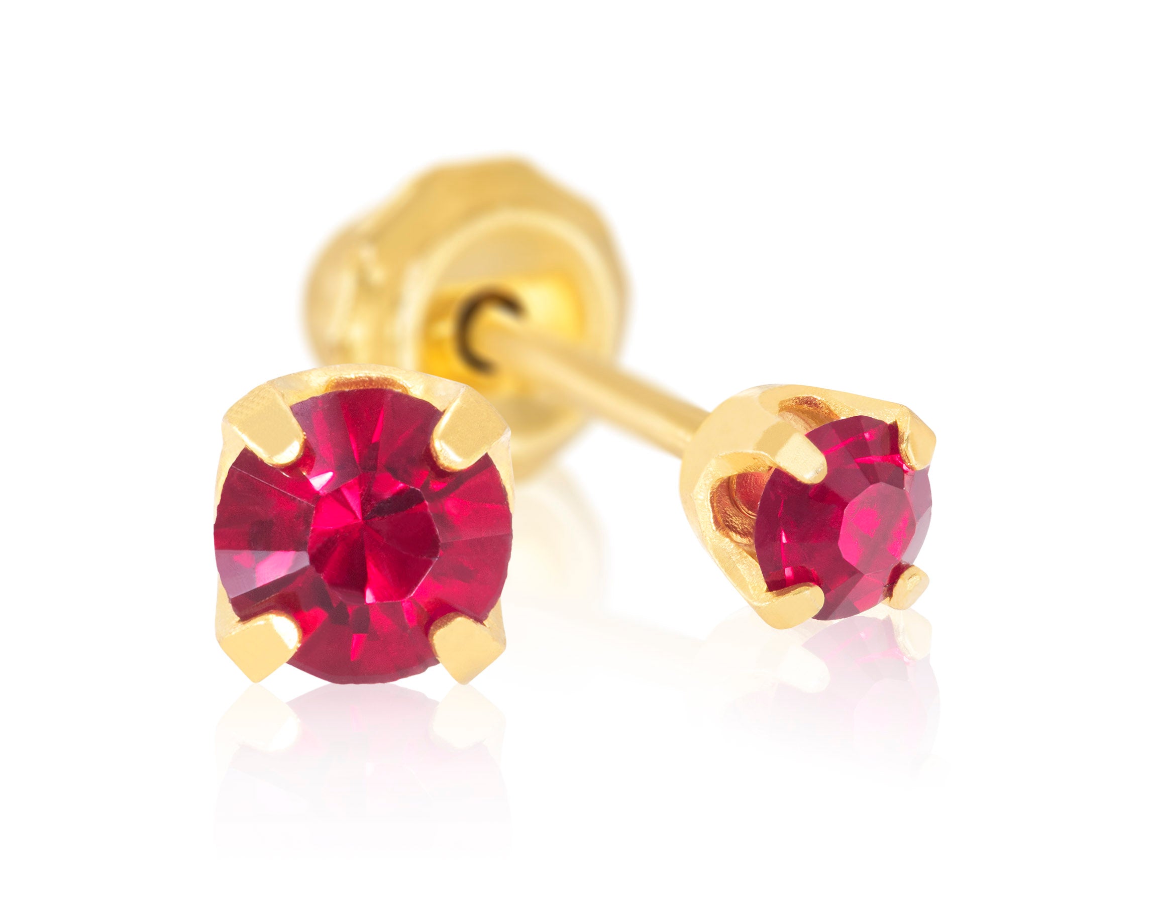 24ct Gold Plated Stainless Steel 3mm July - 87C