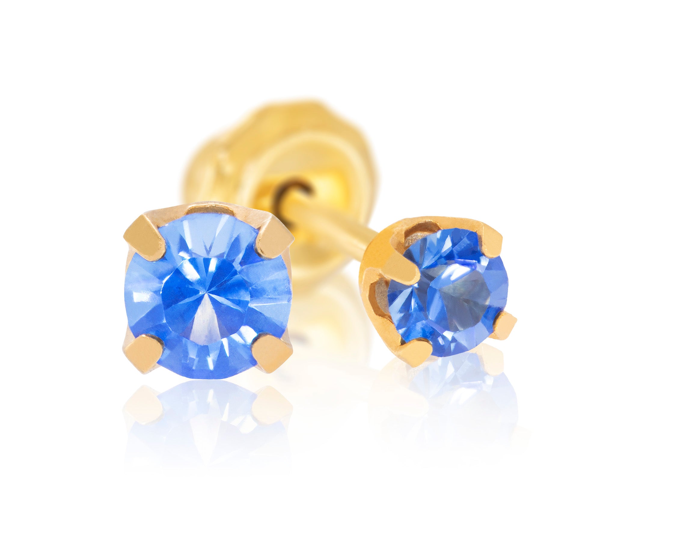 24ct Gold Plated Stainless Steel 3mm September - 89C