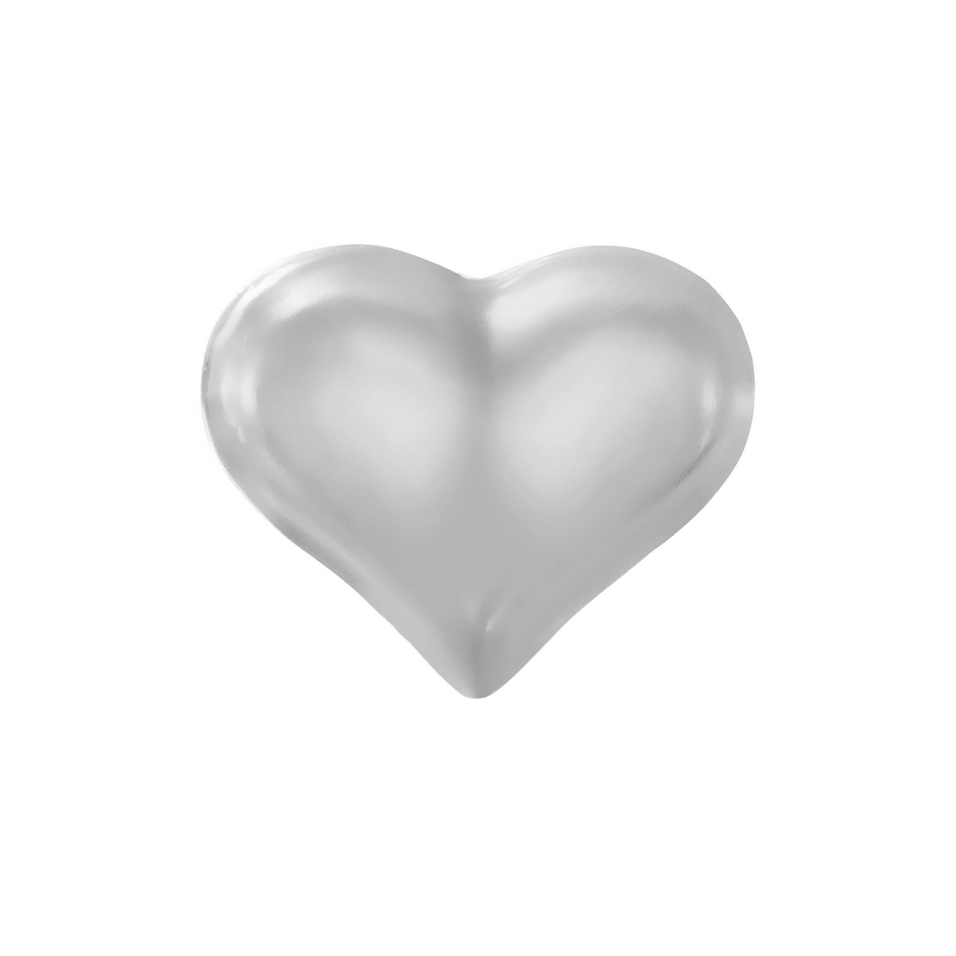 Medical Grade Stainless Steel Puff Heart - 903C