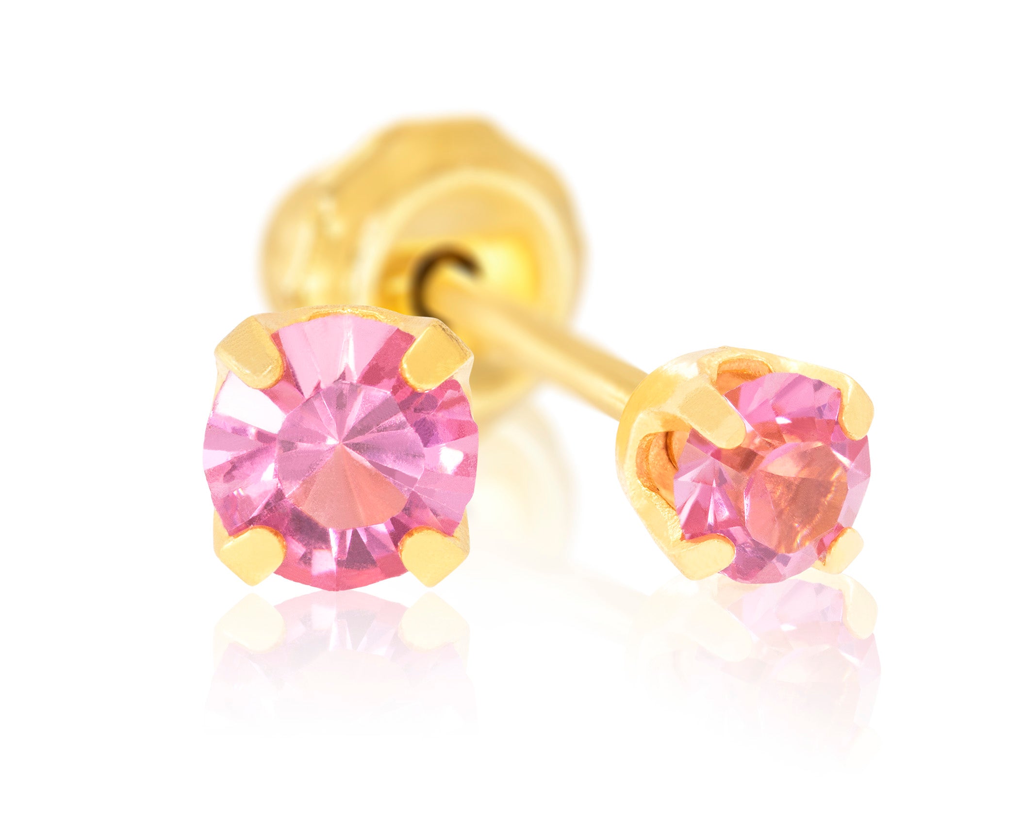 24ct Gold Plated Stainless Steel 3mm October - 90C