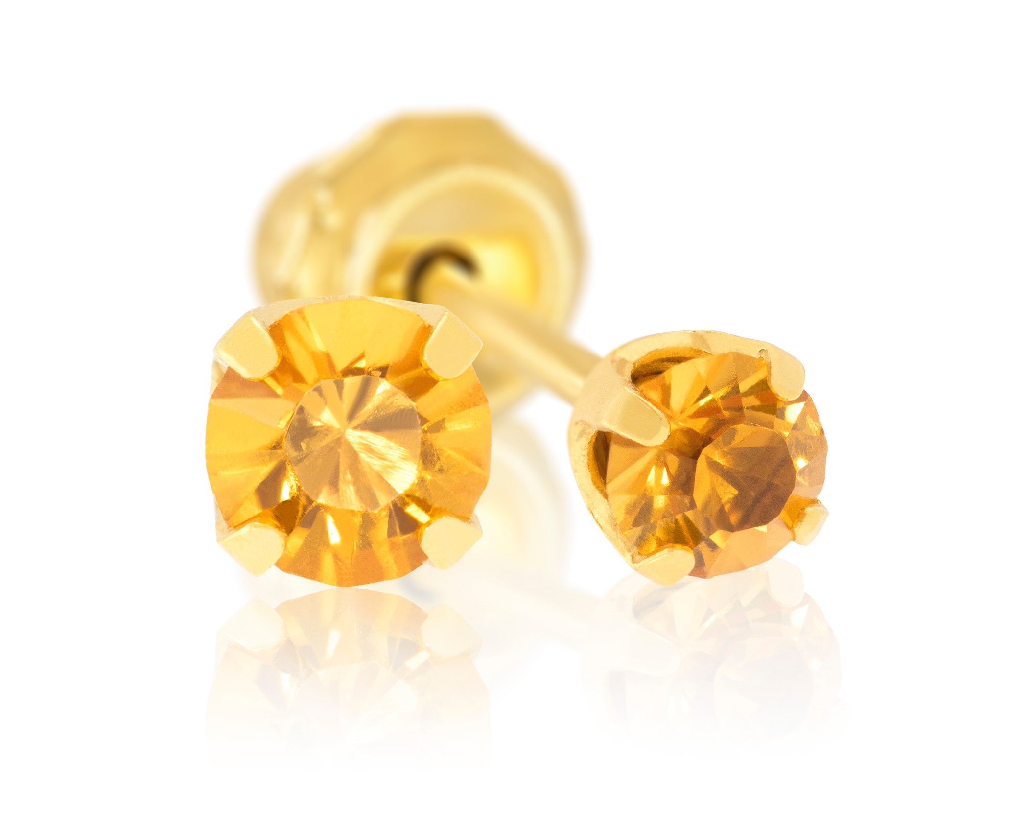 24ct Gold Plated Stainless Steel 3mm November - 91C