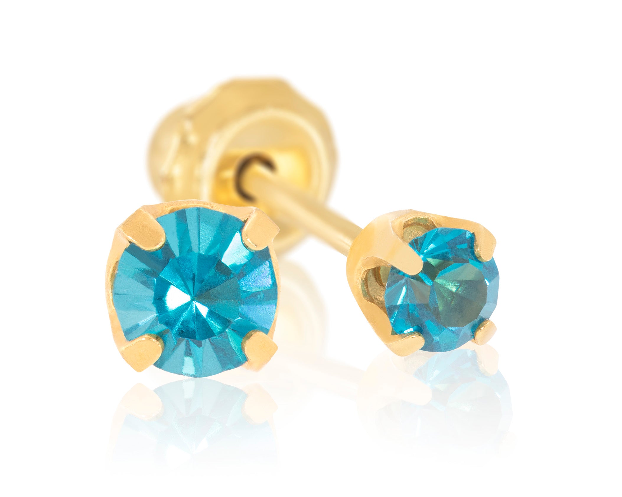 24ct Gold Plated Stainless Steel 3mm December - 92C