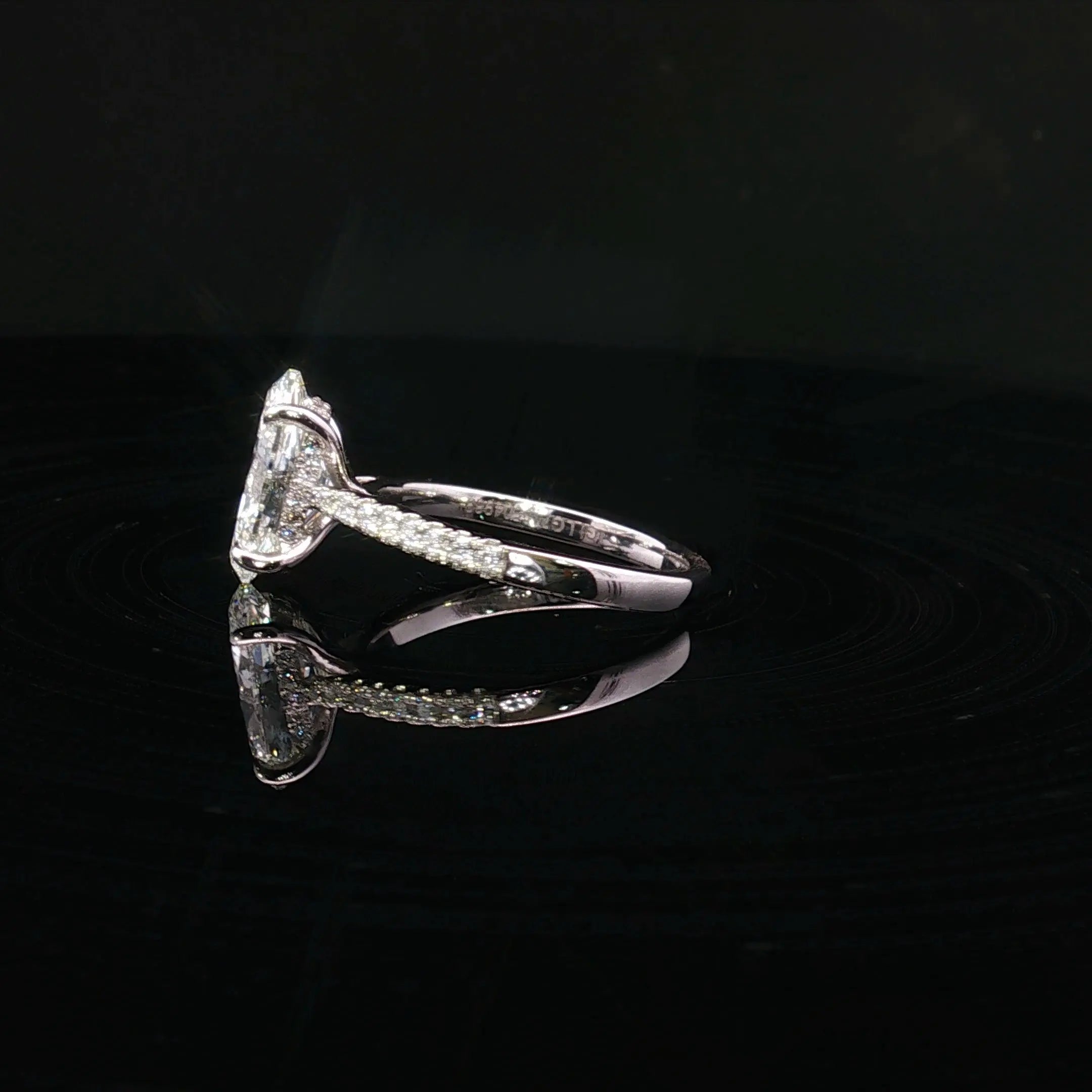 Platinum Lab Diamond Engagement Ring 3.27ct - AM4064 - Hallmark Jewellers Formby & The Jewellers Bench Widnes