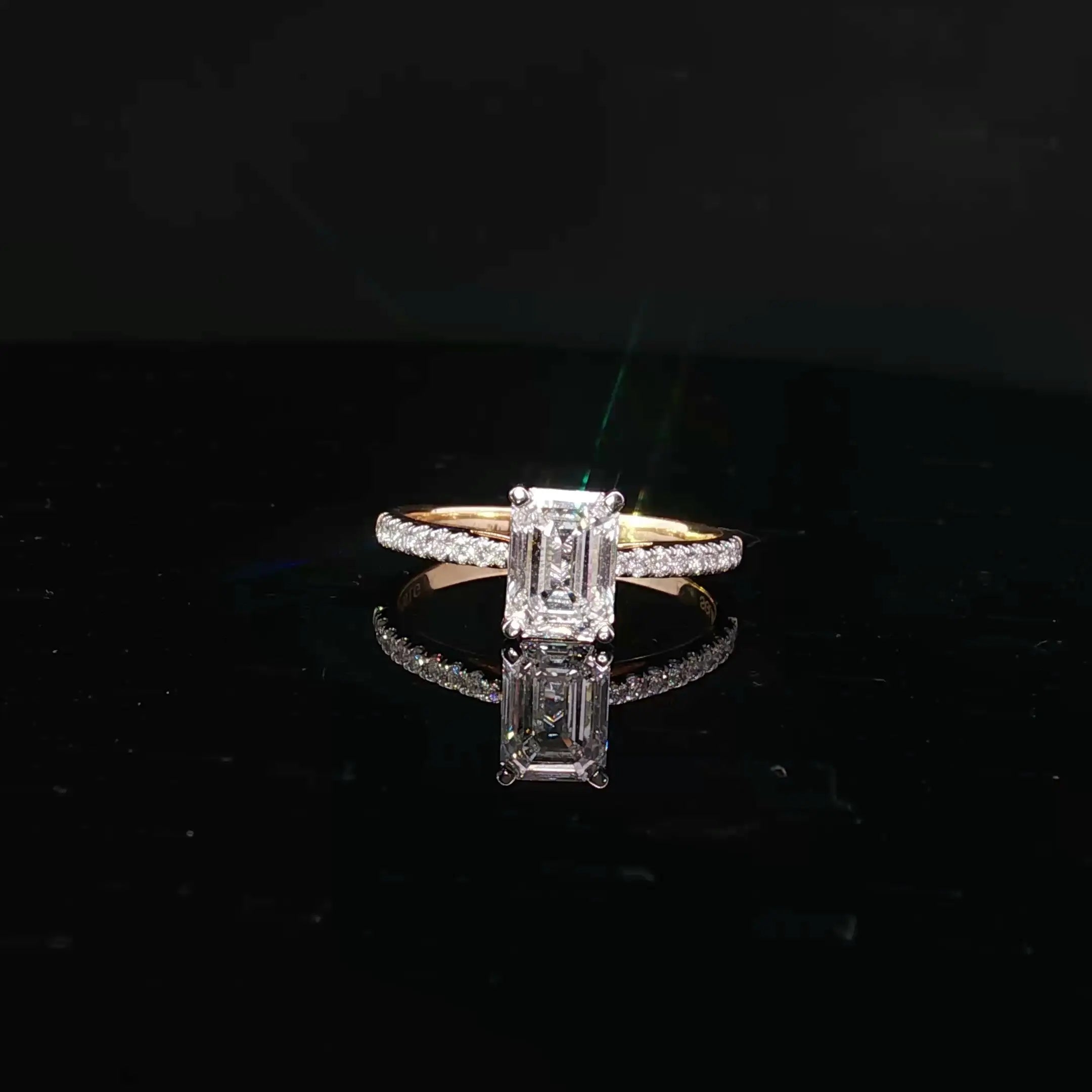 18ct Yellow Gold Lab Diamond Ring 1.76ct - AM4065 - Hallmark Jewellers Formby & The Jewellers Bench Widnes