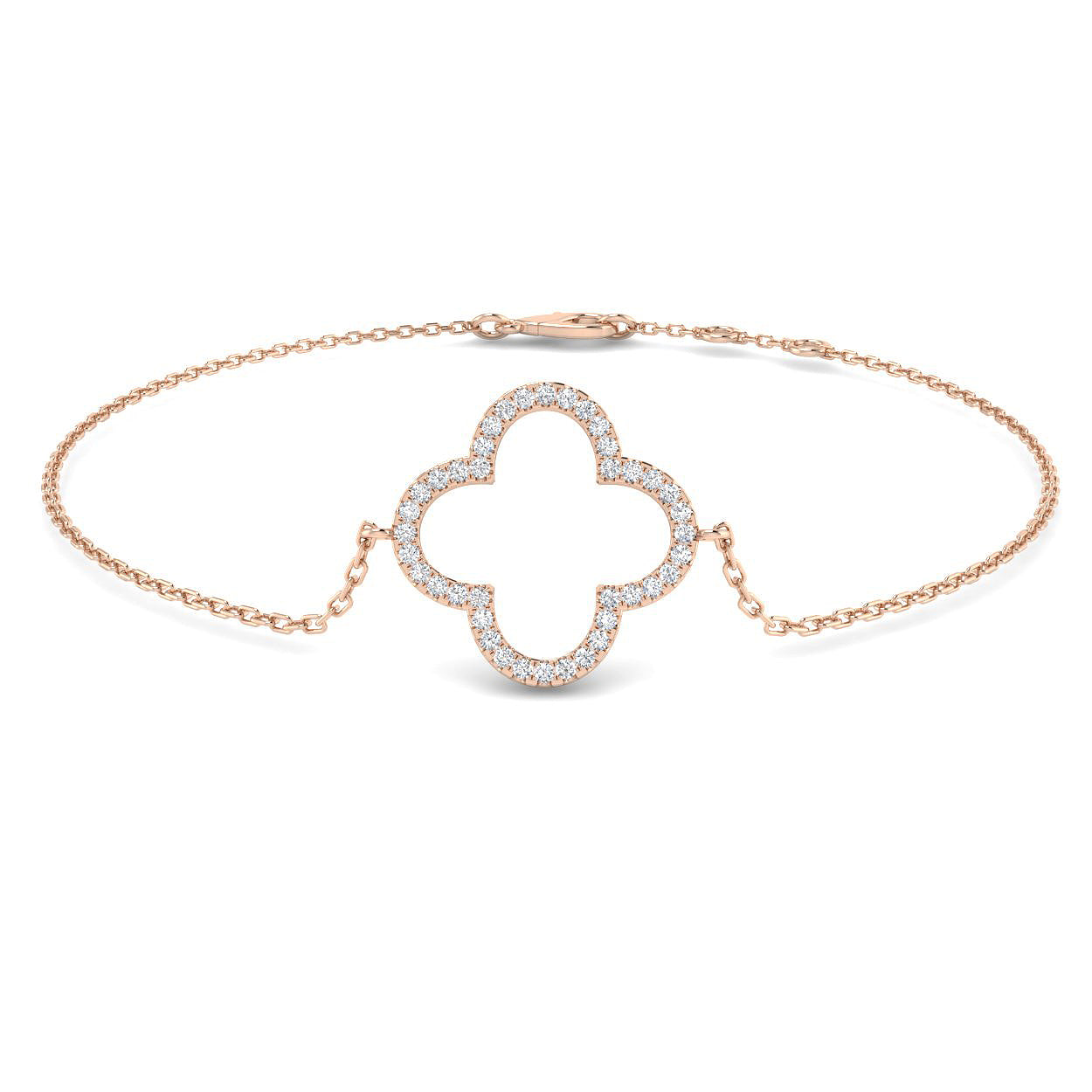 9ct Gold Diamond Shape Bracelet - LM1015 - Hallmark Jewellers Formby & The Jewellers Bench Widnes