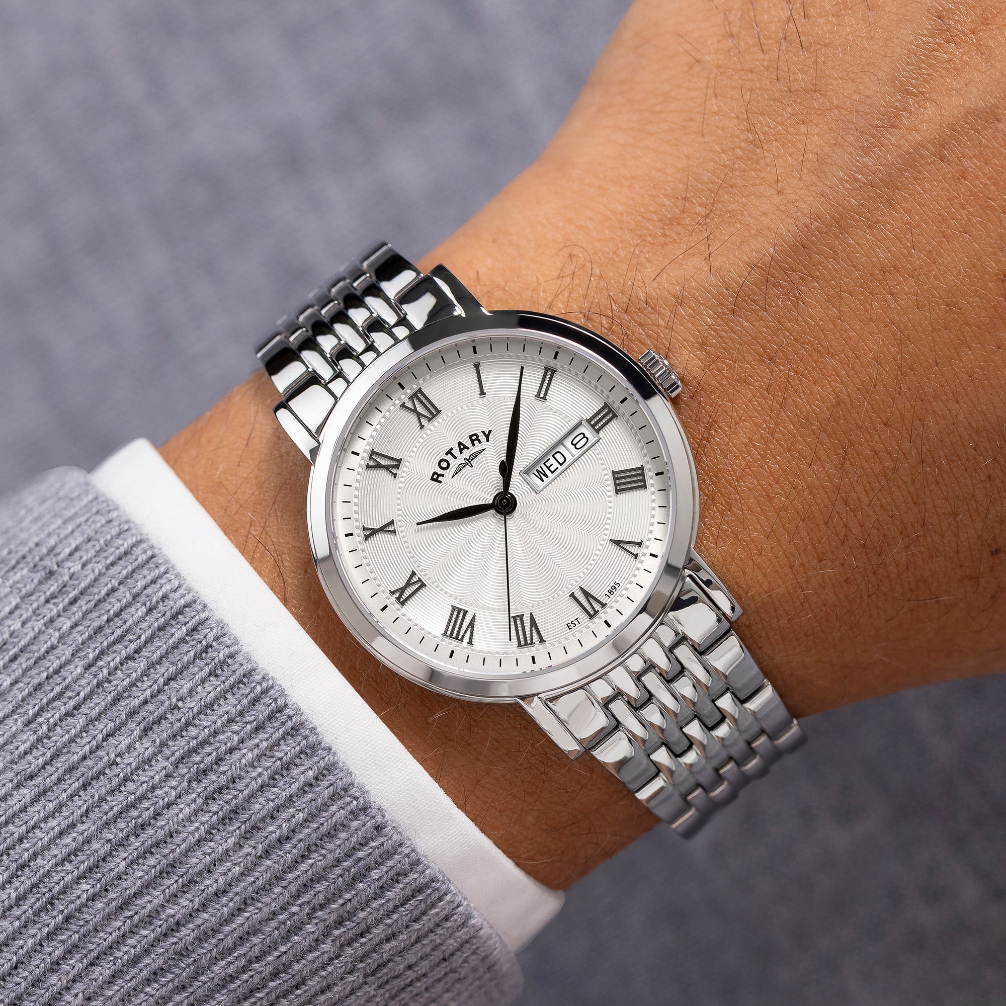 Rotary Men's Heritage Roman Numeral Watch - GB05420/01