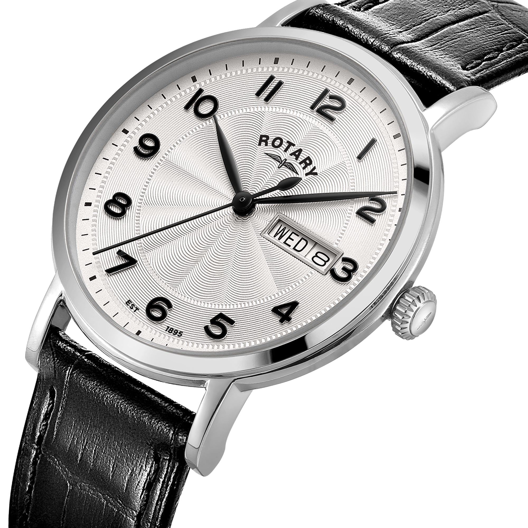 Rotary Men's Heritage Full Number Strap Watch - GS05420/22