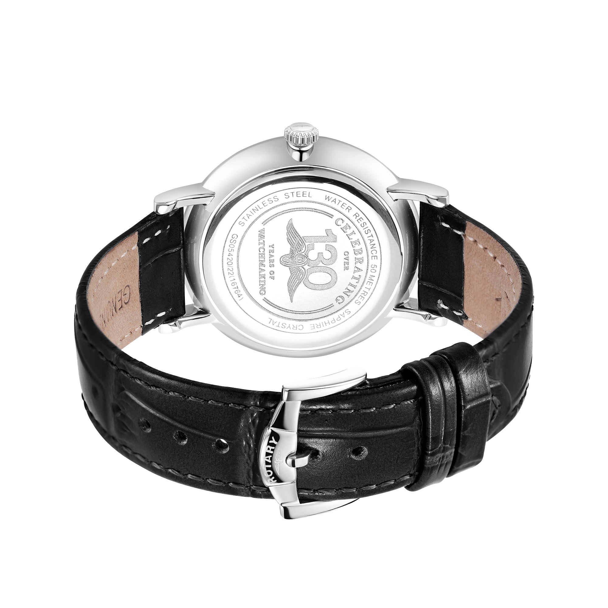 Rotary Men's Heritage Full Number Strap Watch - GS05420/22